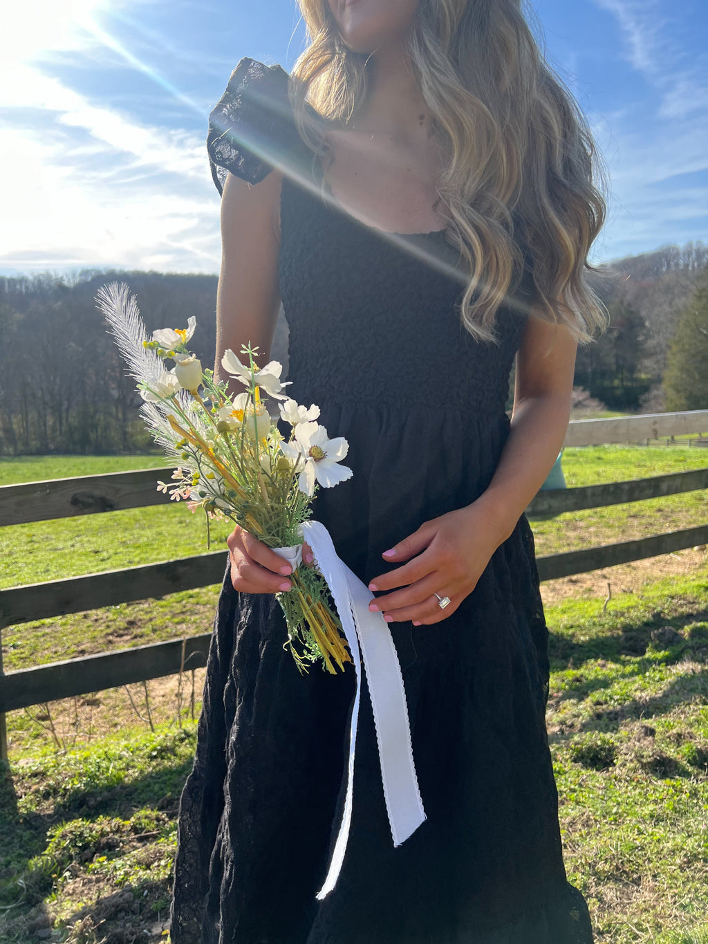Hello Beautiful Embroidered Midi Dress