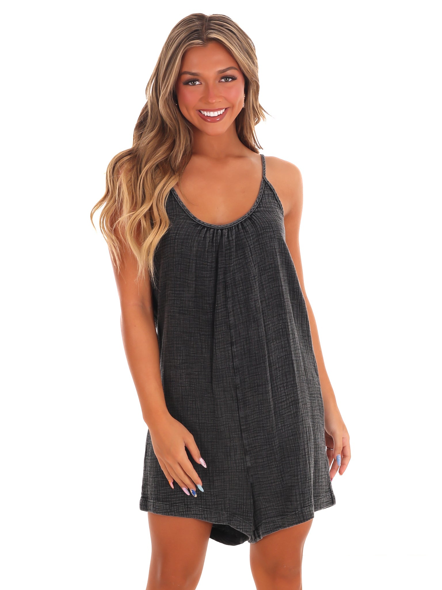 Chic Comfort Gauze Romper