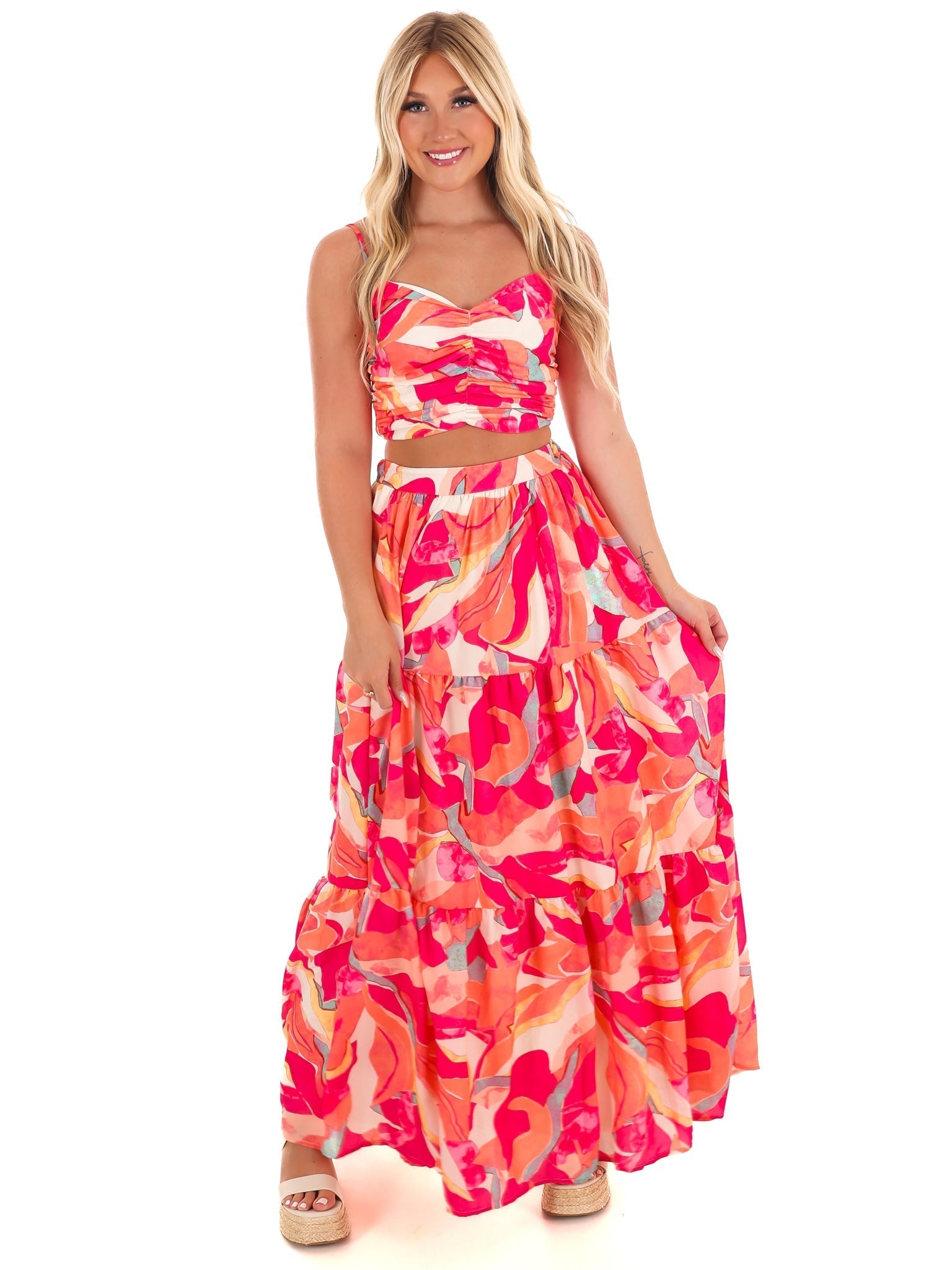 Heart to Heart Print Two Piece Set