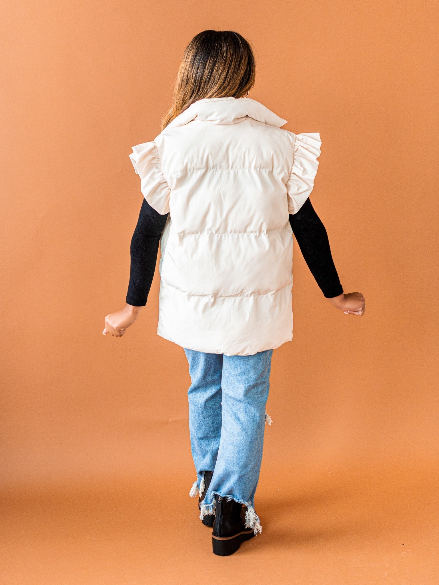 Good Idea Ruffle Sleeve Vest