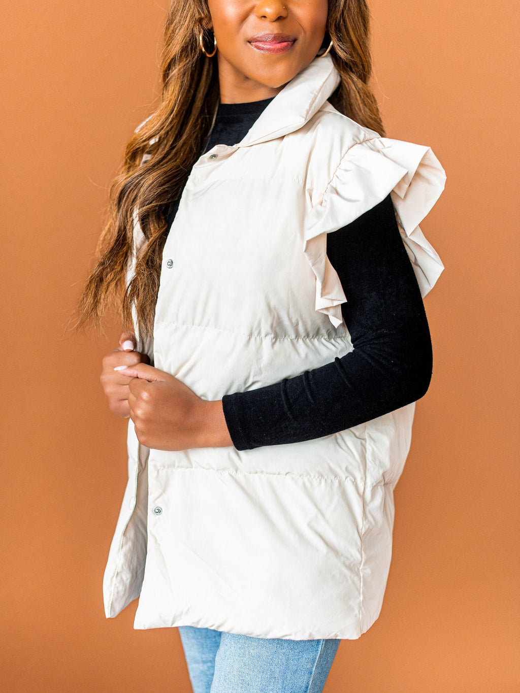 Good Idea Ruffle Sleeve Vest