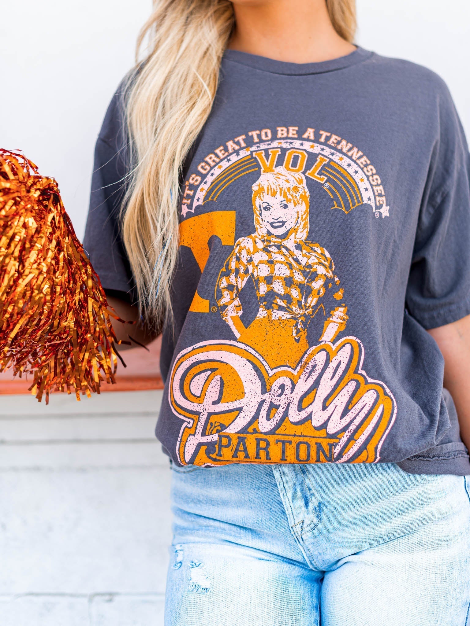 Dolly Parton It's Great to Be A Tennessee Vol Thrifted Tee