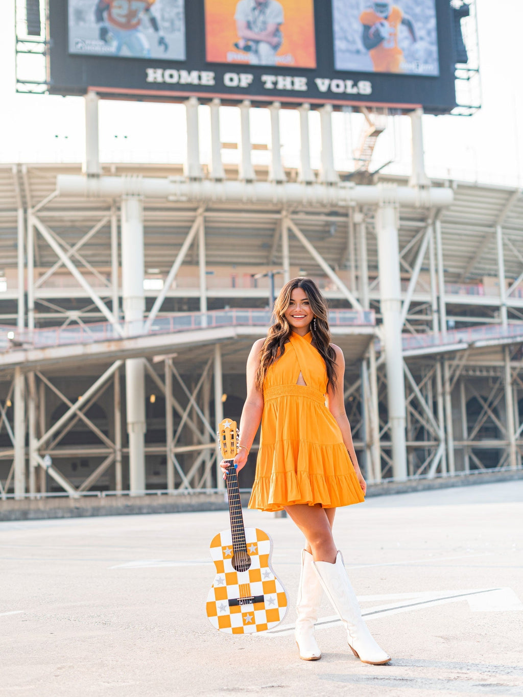 Expect Victory Halter Dress