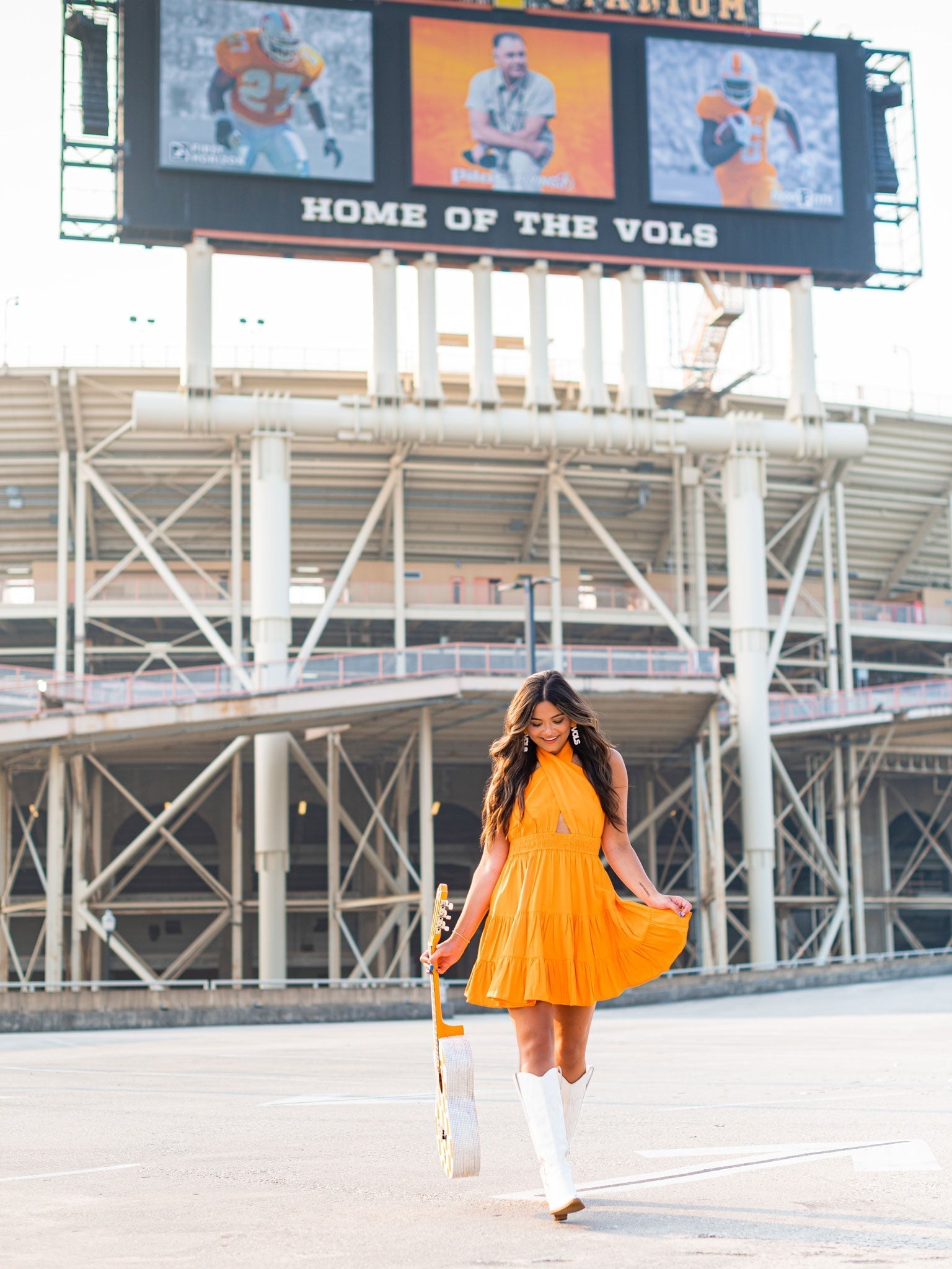 Expect Victory Halter Dress