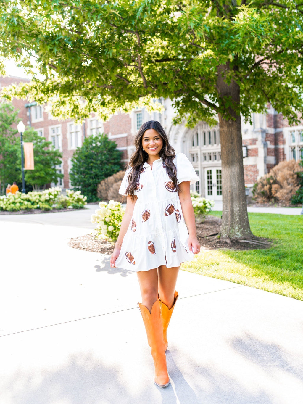 Dreaming About Football Babydoll Dress