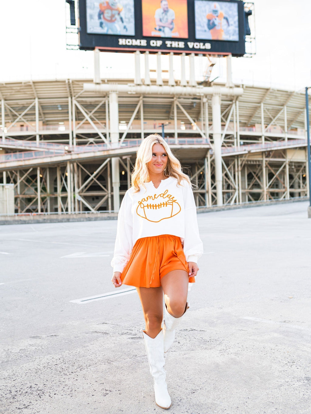 Gameday Football Patch Sweatshirt