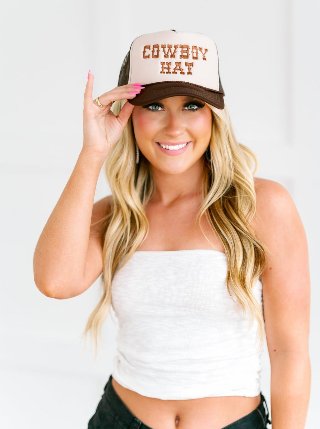 Cowboy Hat Trucker Hat