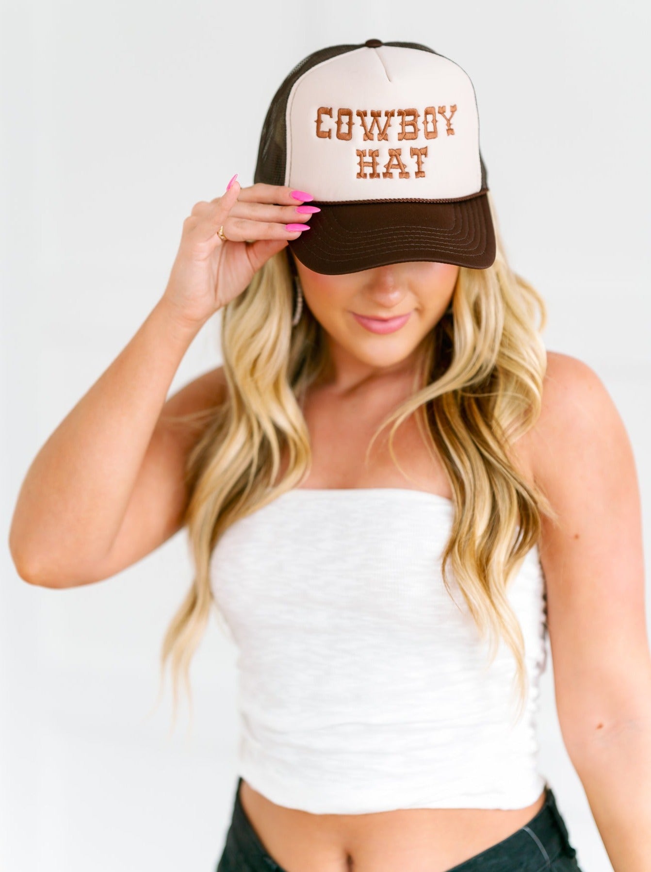 Cowboy Hat Trucker Hat