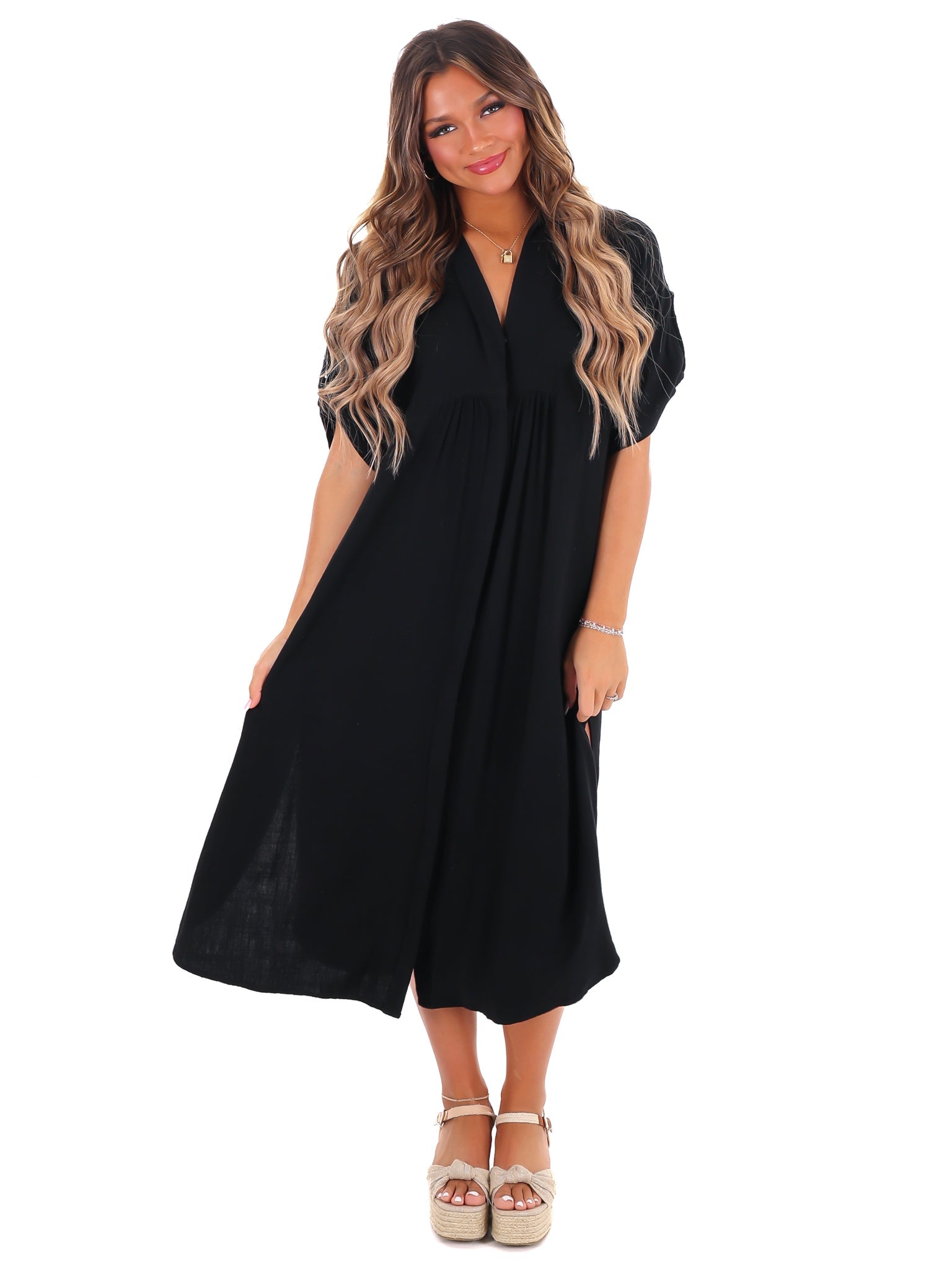 For the Moment Midi Dress