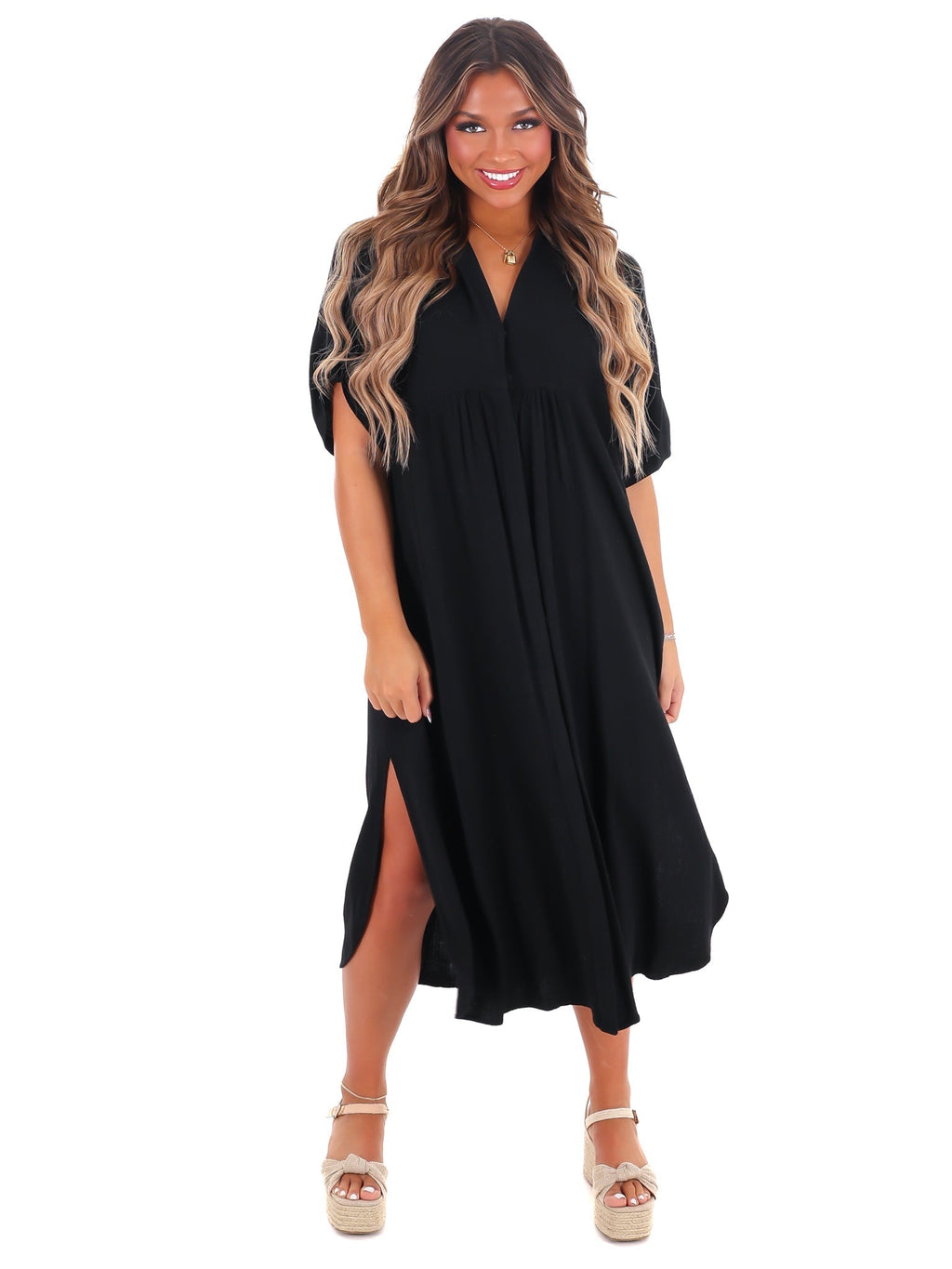 For the Moment Midi Dress