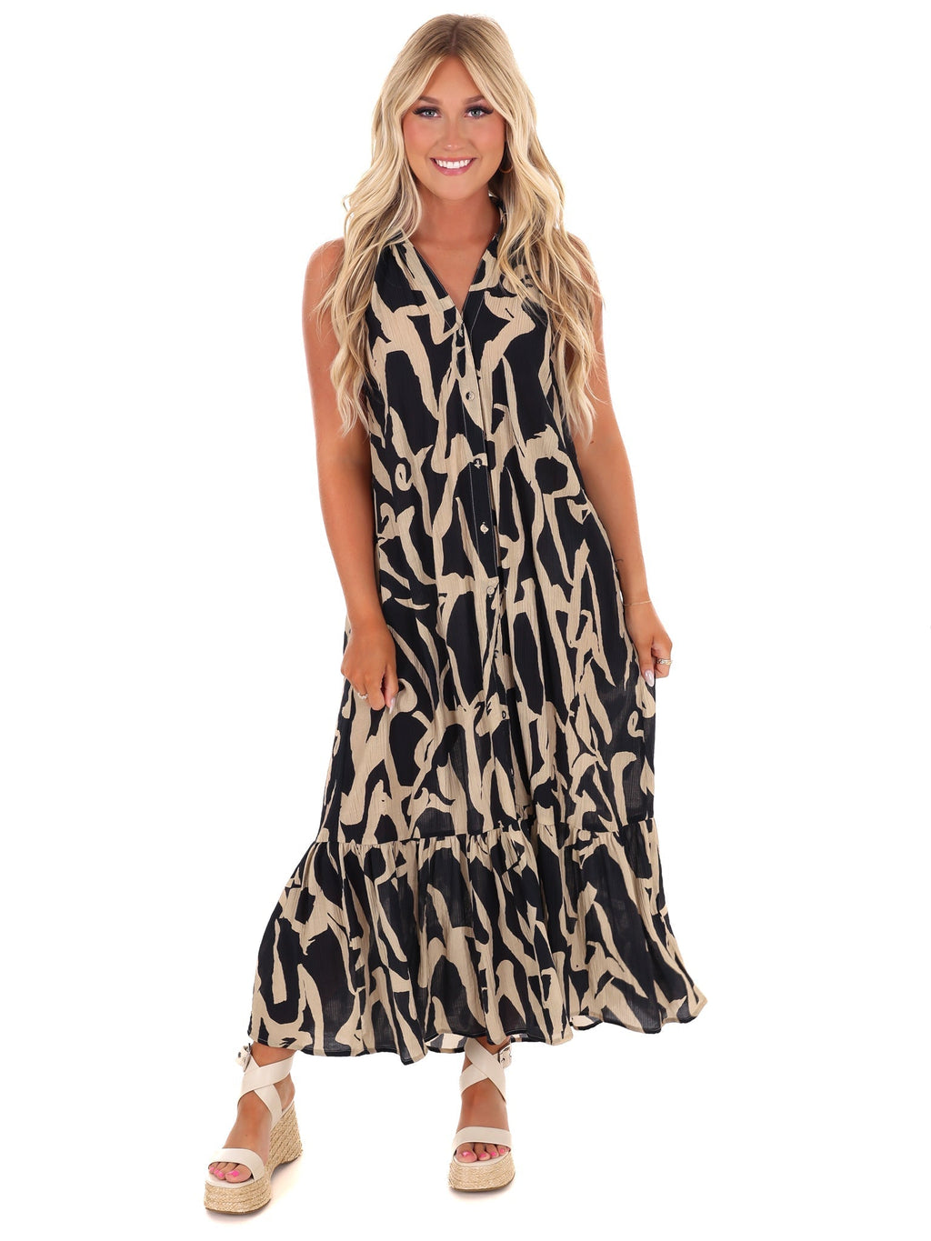 Breezy Bliss Halter Dress