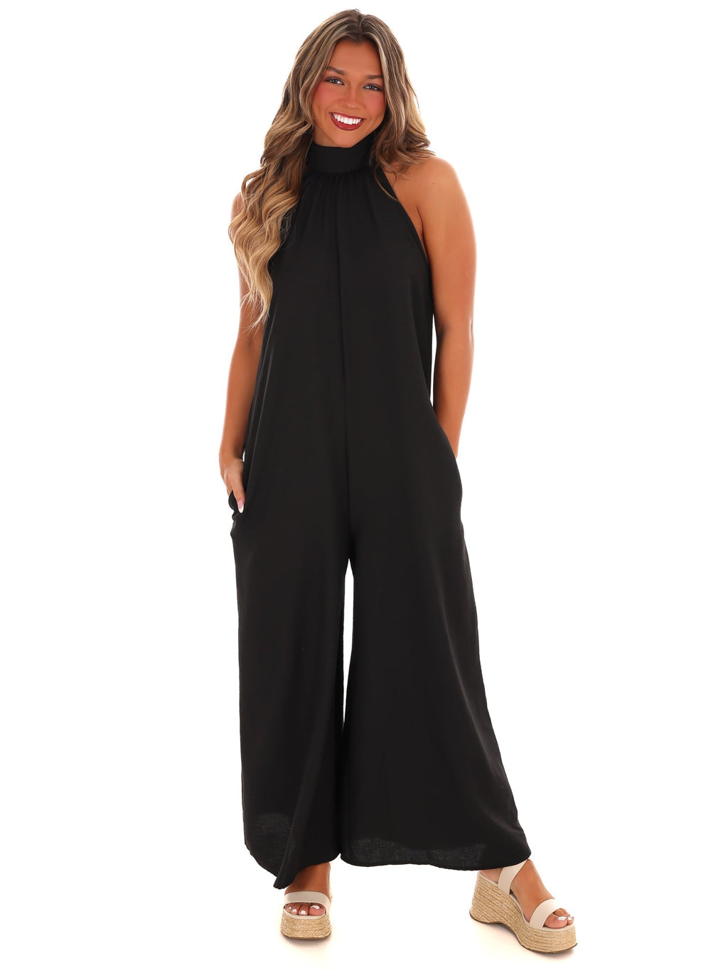 Free to Be Me Halter Jumpsuit