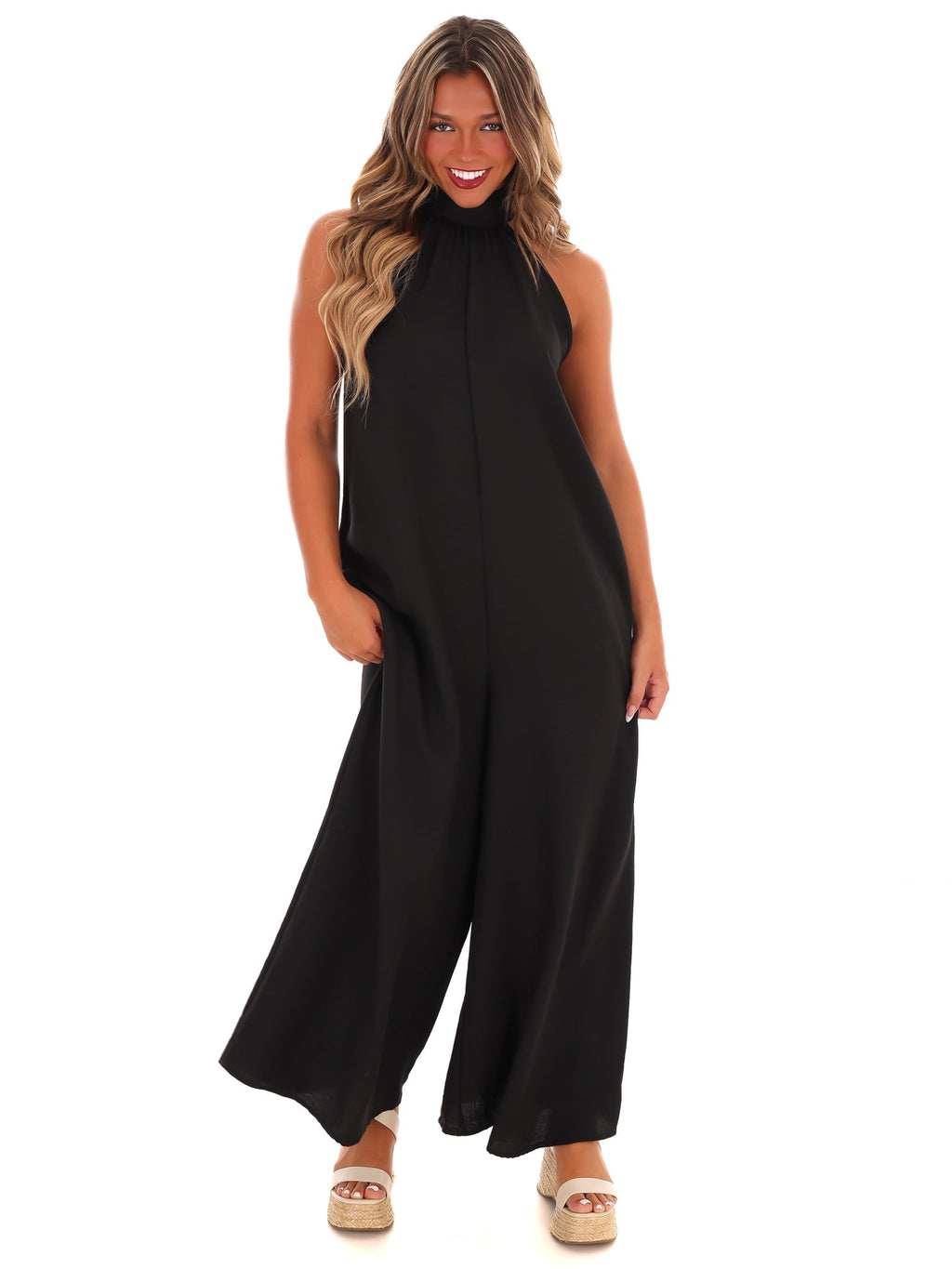Free to Be Me Halter Jumpsuit