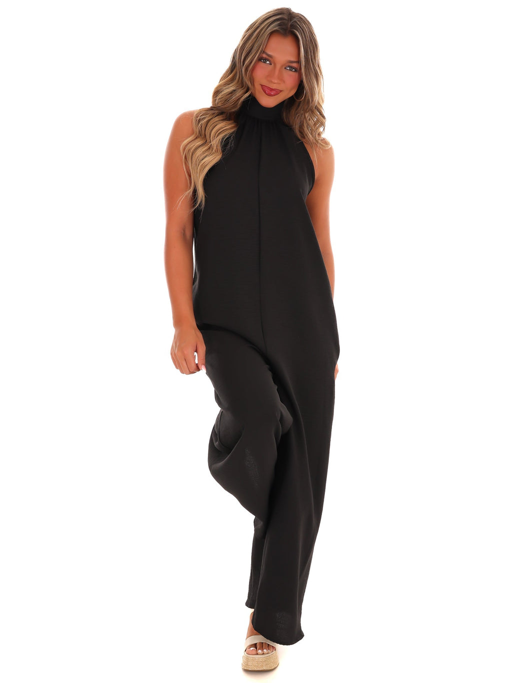 Free to Be Me Halter Jumpsuit
