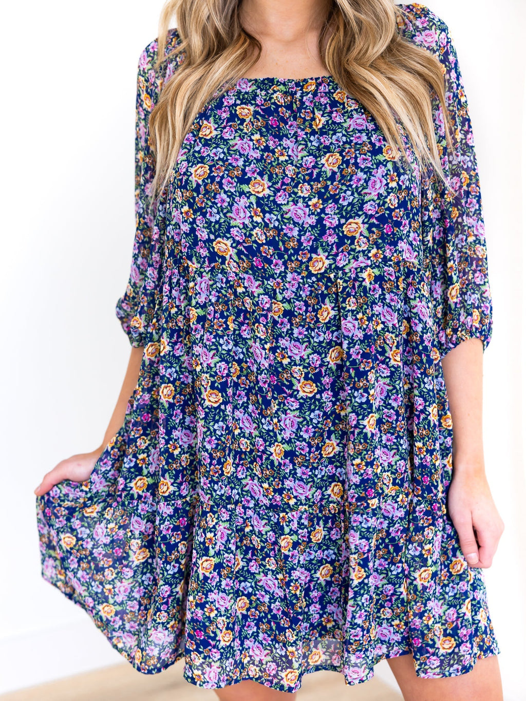 Good Mood Floral Mini Dress