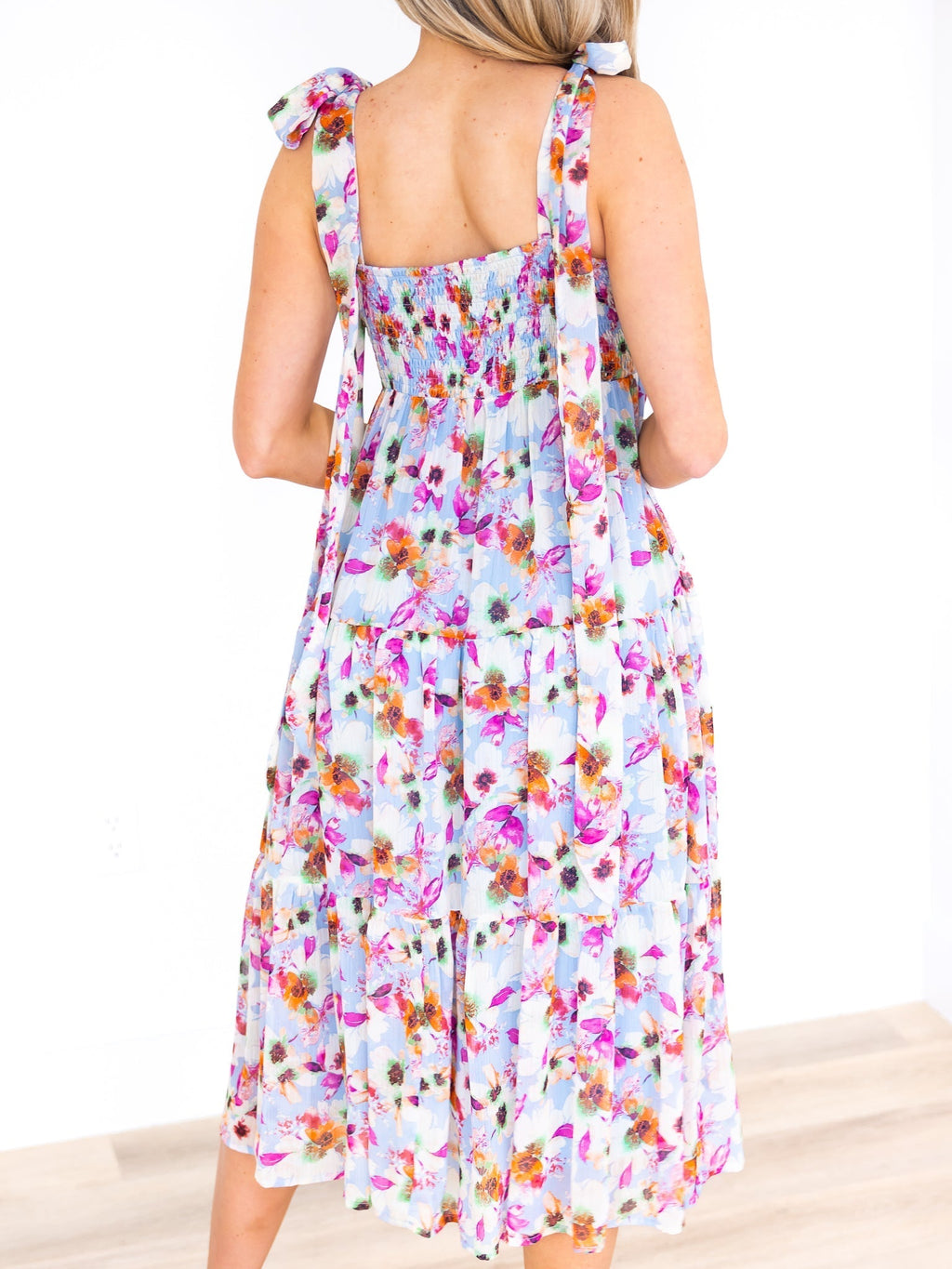 Because I'm Happy Floral Maxi Dress