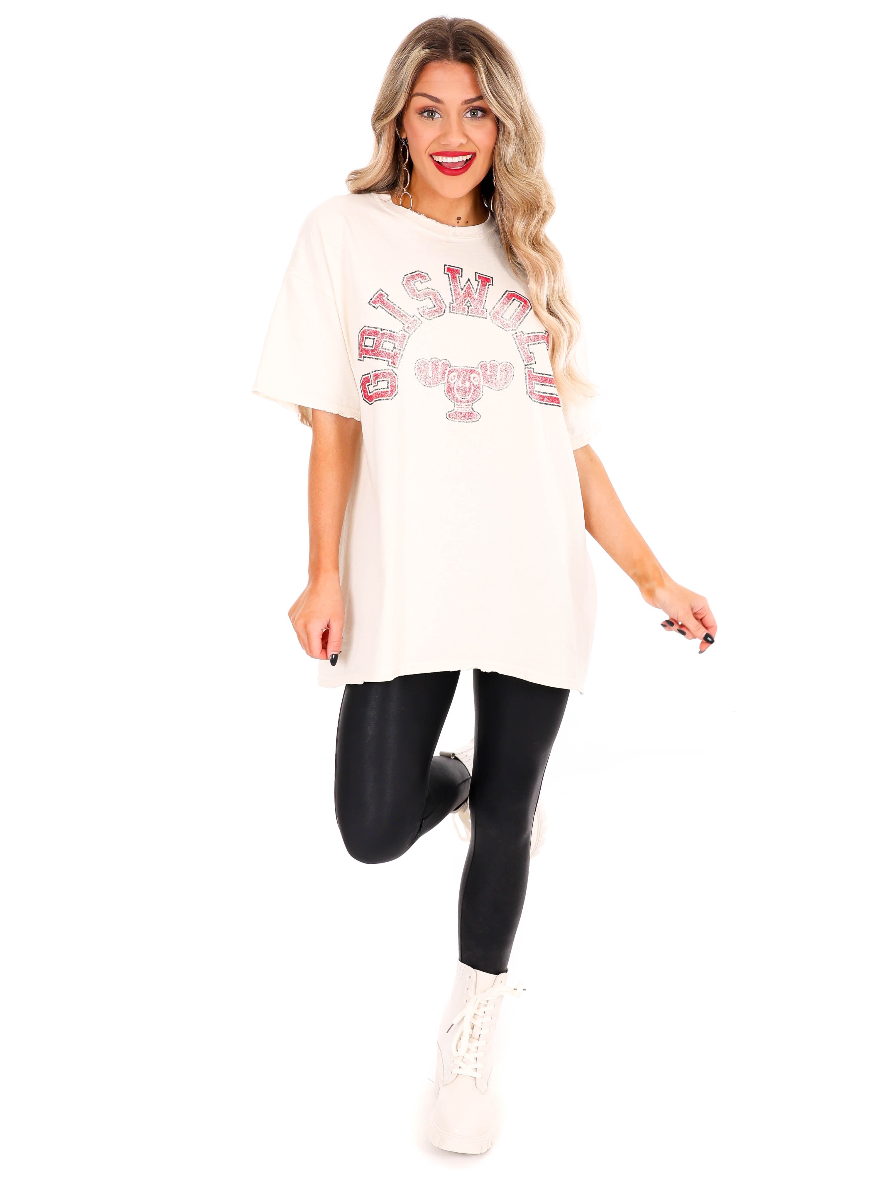 Griswold Off White Thrifted Tee