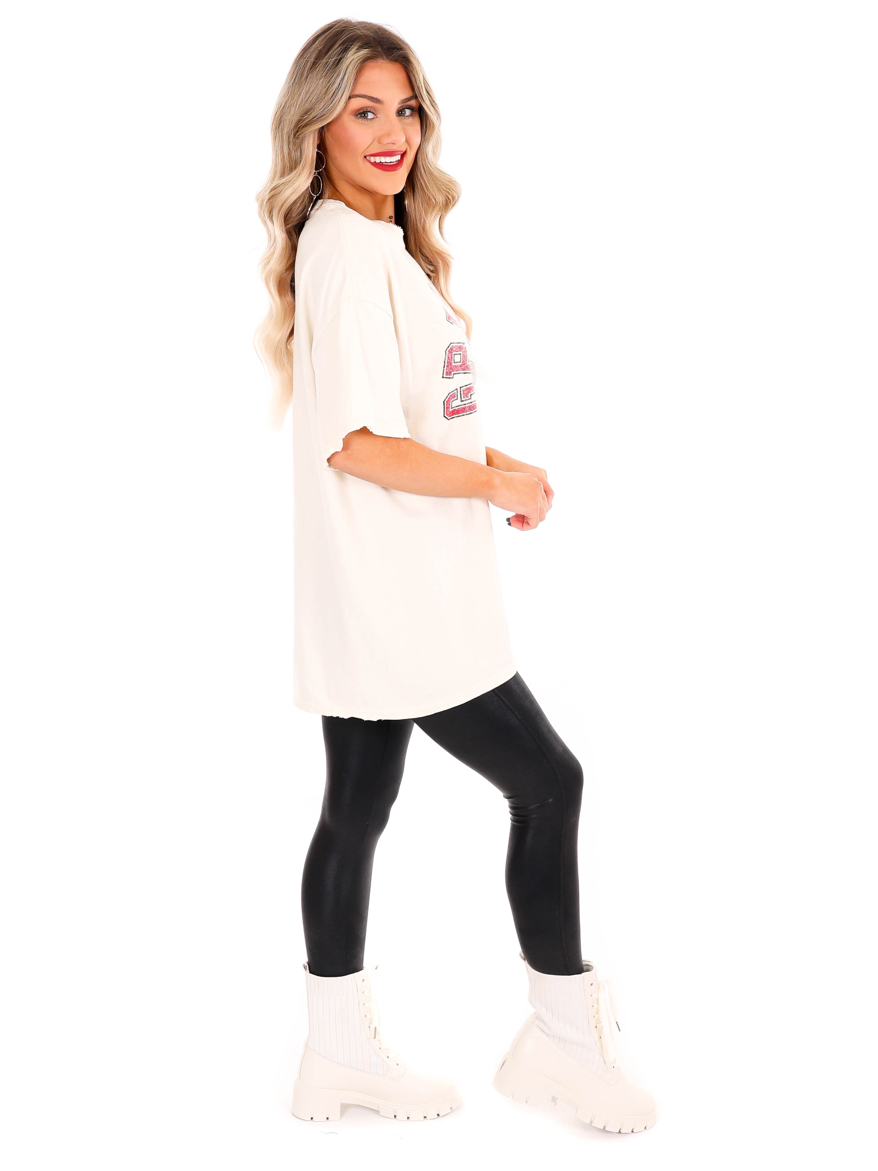 Griswold Off White Thrifted Tee