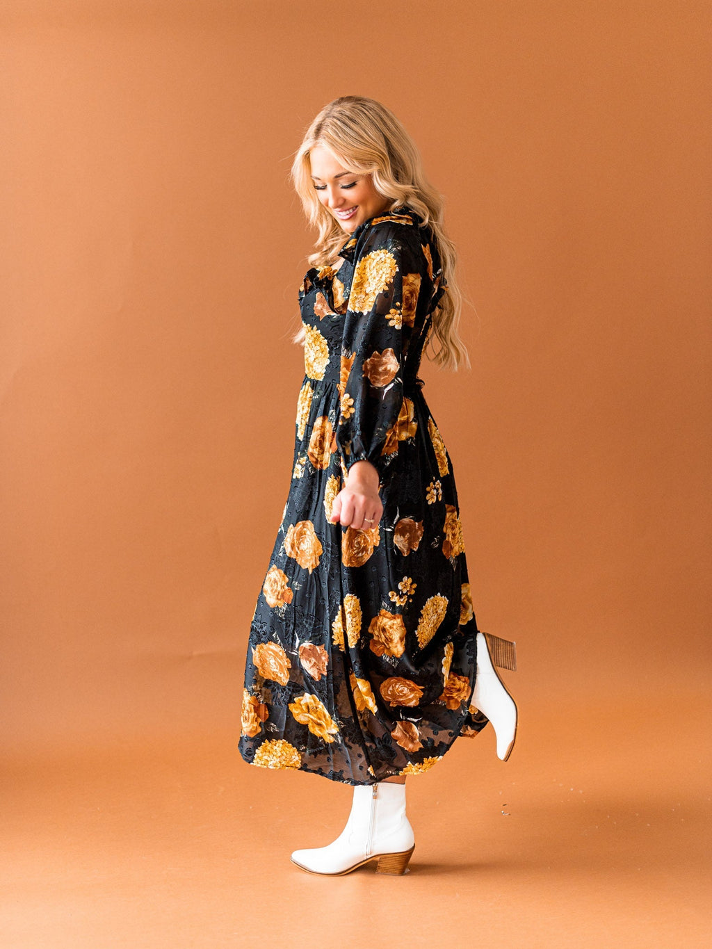 Field of Flowers Midi Dress