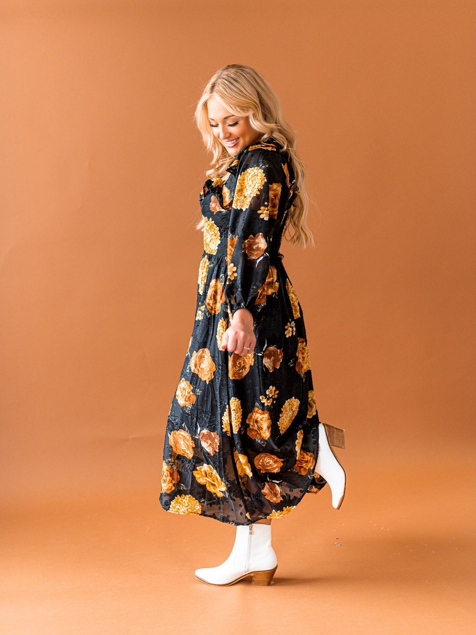 Field of Flowers Midi Dress