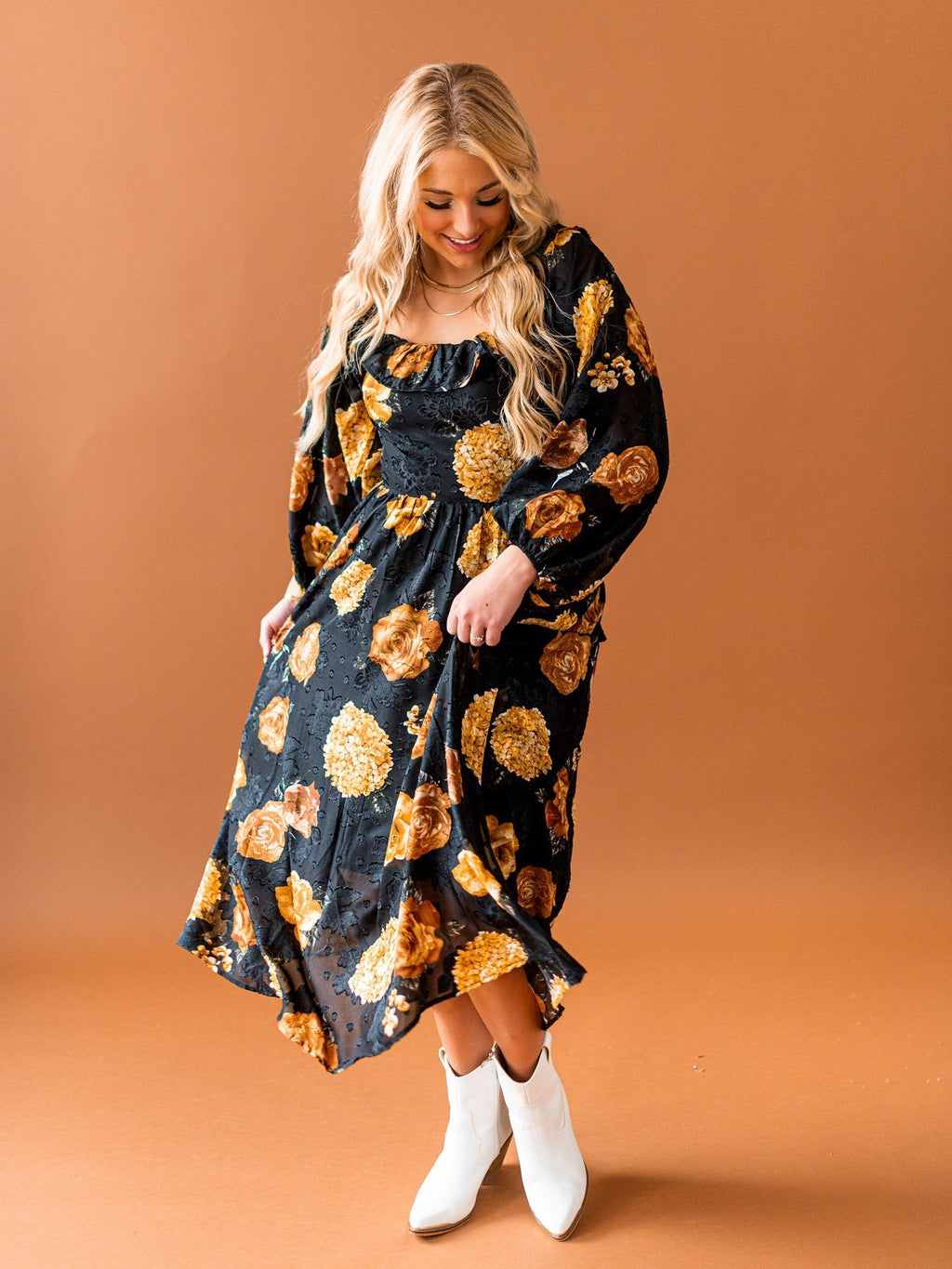 Field of Flowers Midi Dress