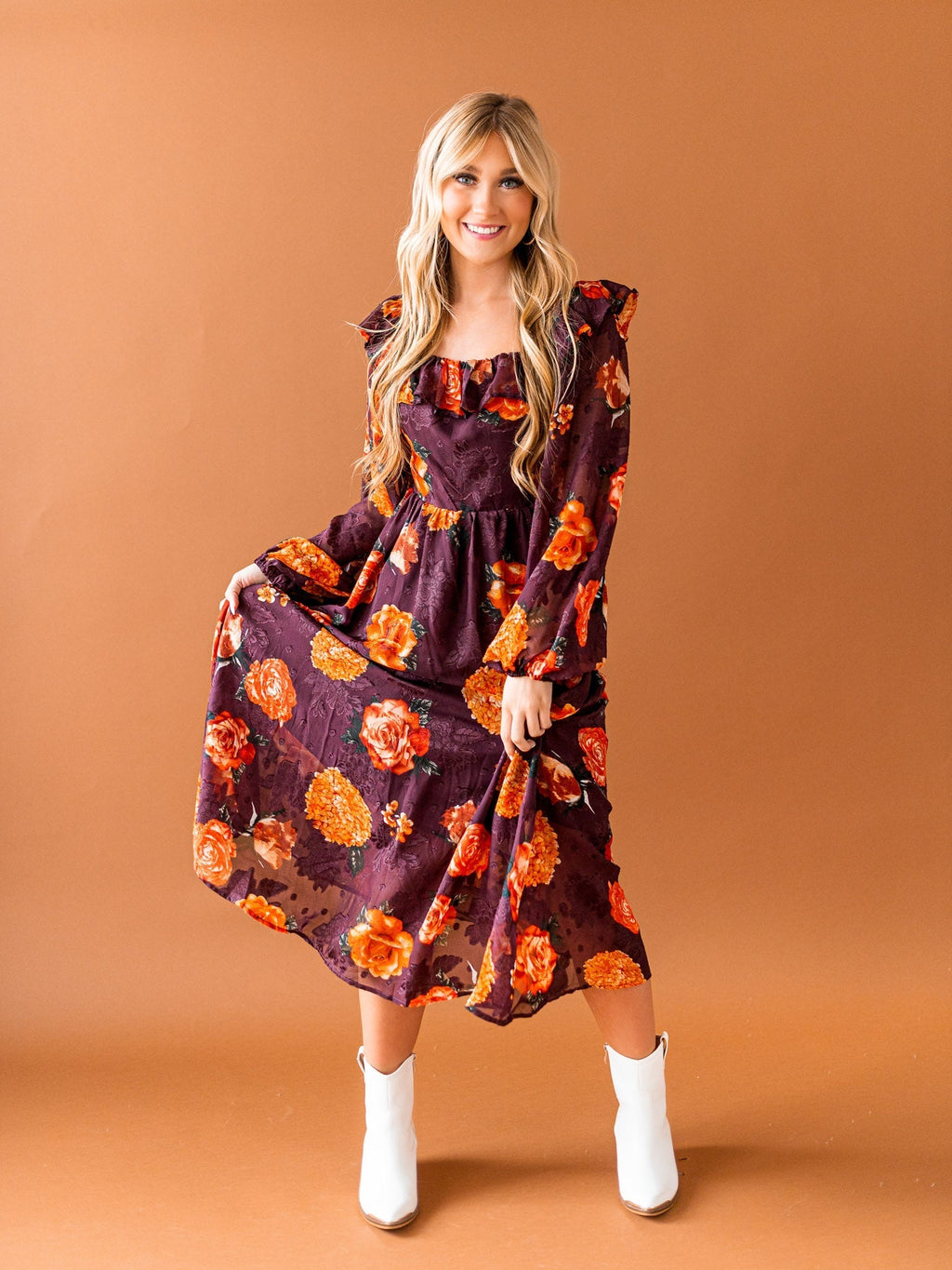 Field of Flowers Midi Dress
