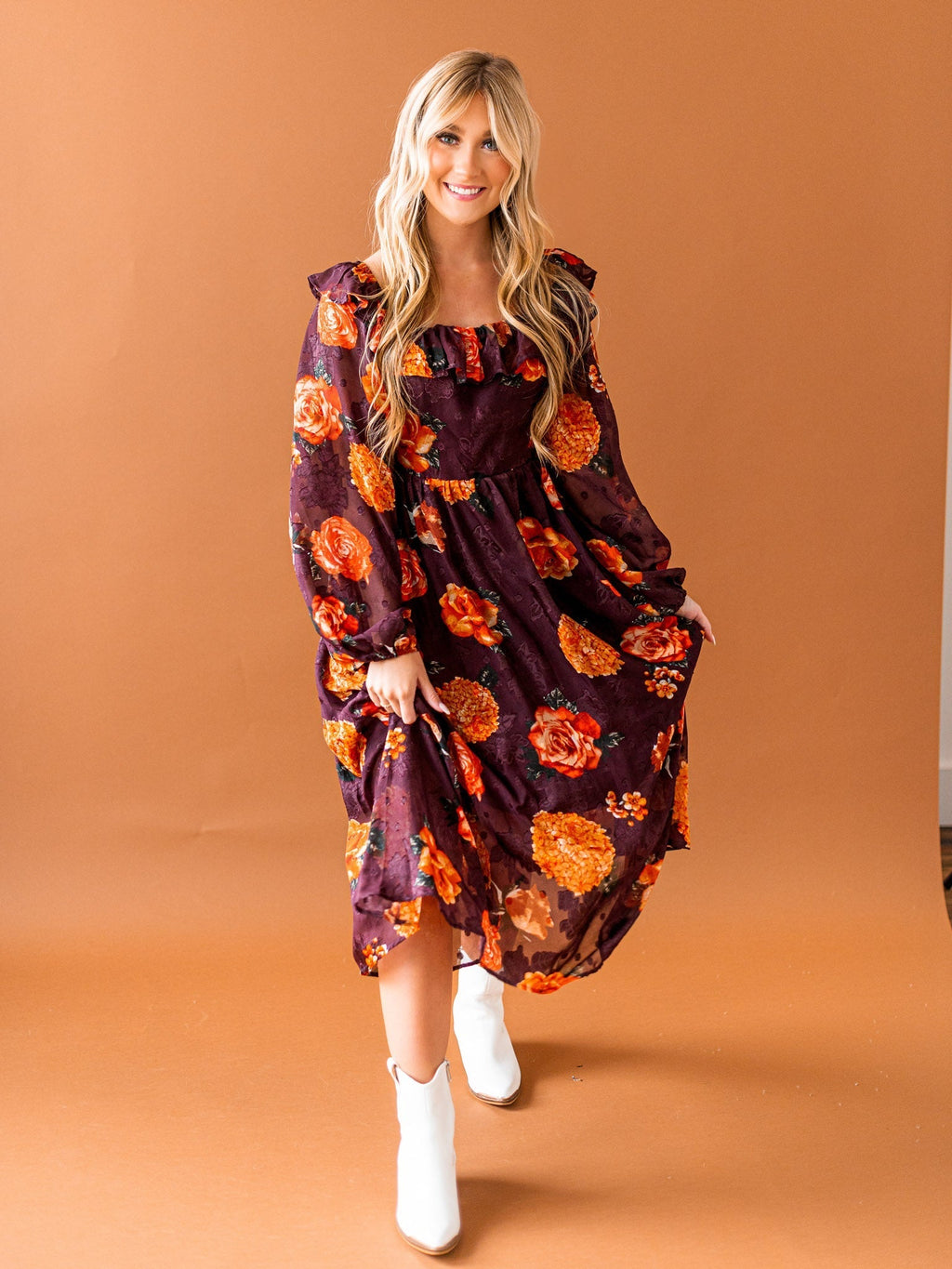 Field of Flowers Midi Dress