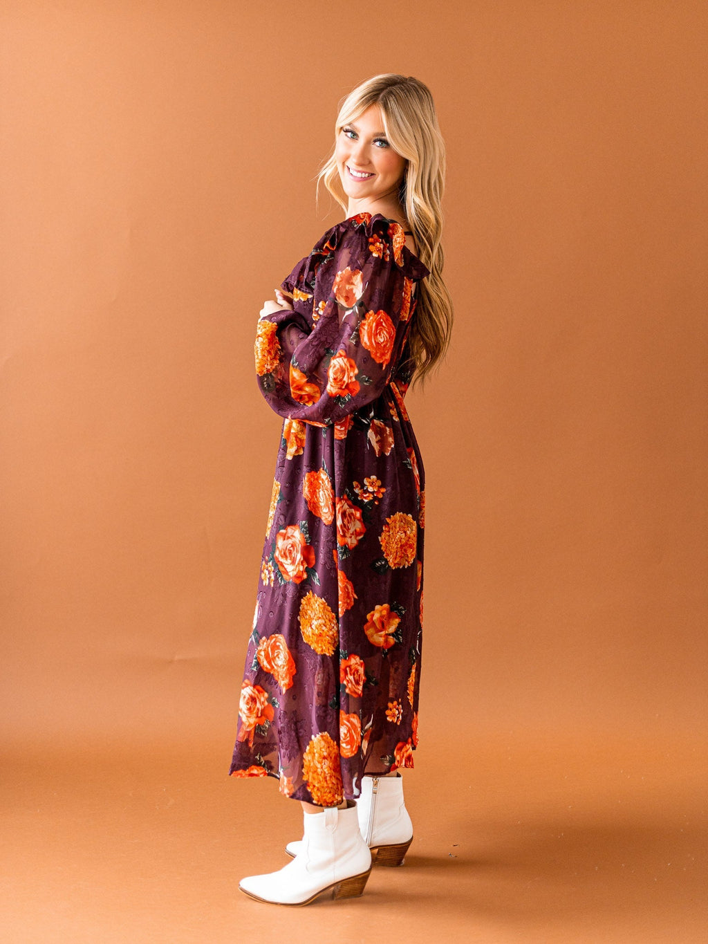 Field of Flowers Midi Dress