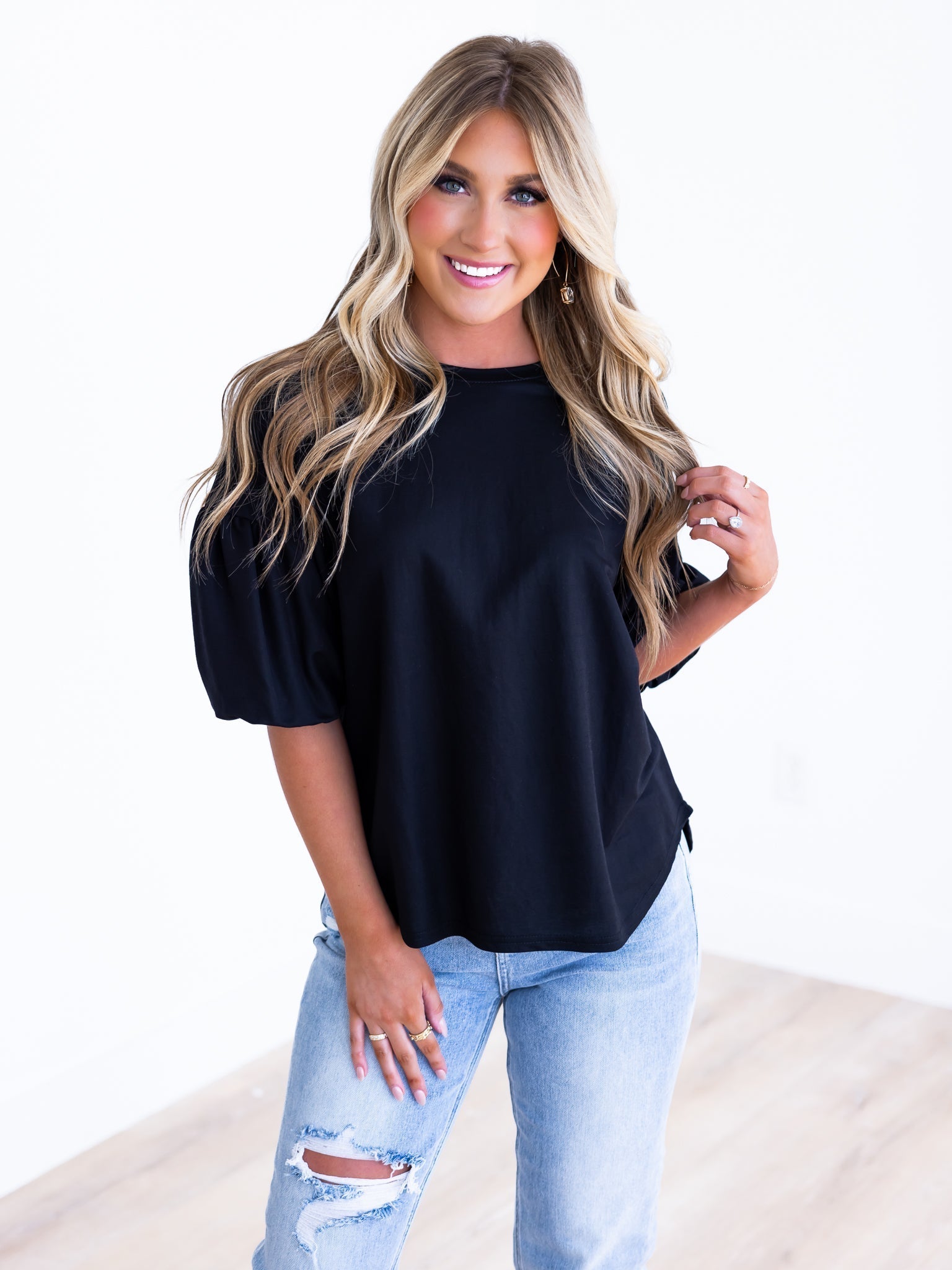 Days Like This Bubble Sleeve Top