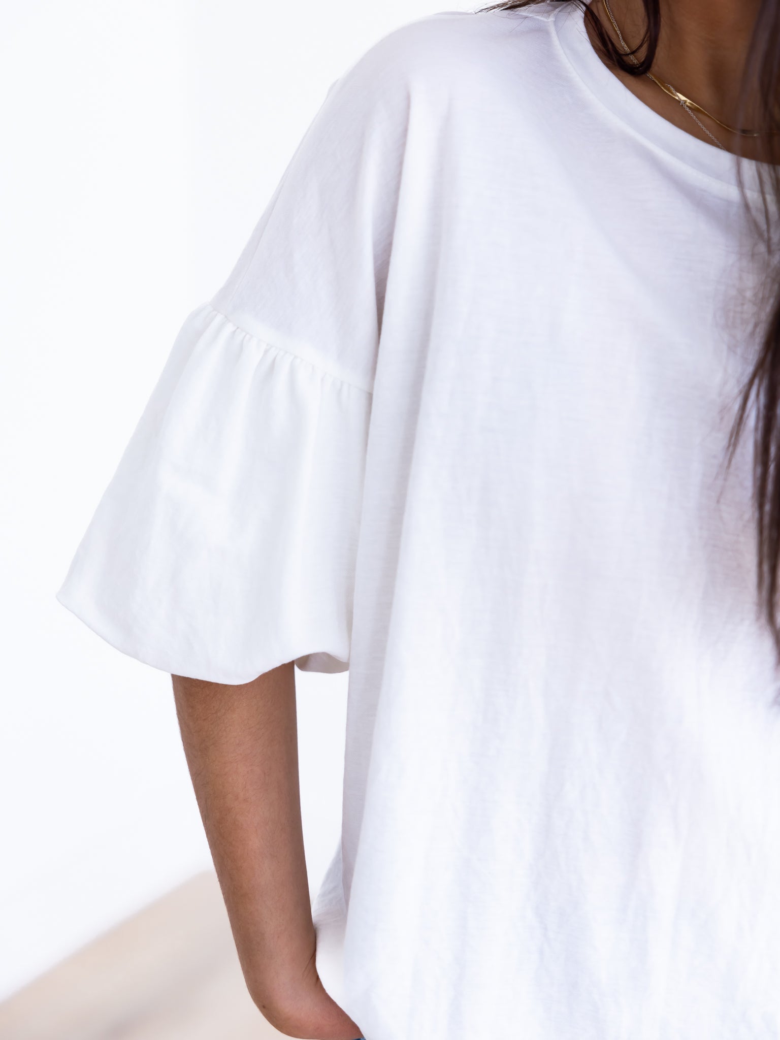 Days Like This Bubble Sleeve Top