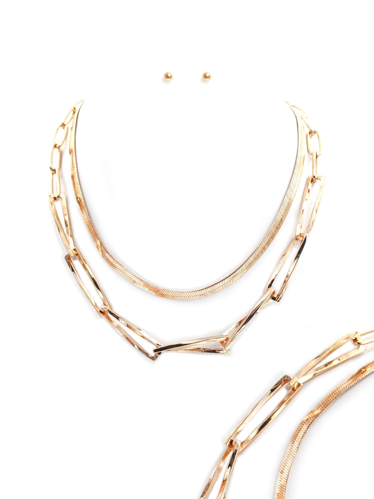 Chunky Chain Layered Necklace