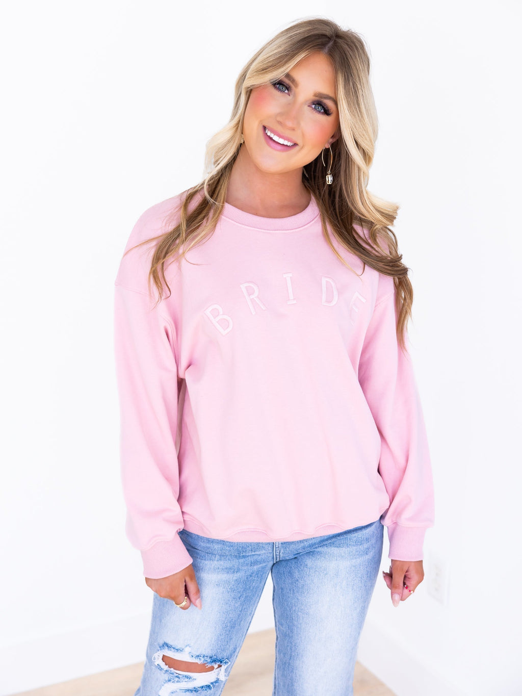 Embroidered Bride Sweatshirt