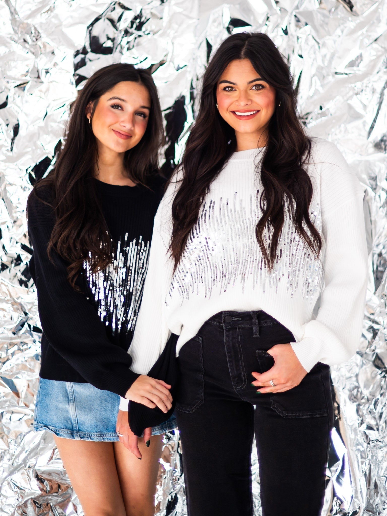 Curvy Sparkle Like Diamonds Sweater