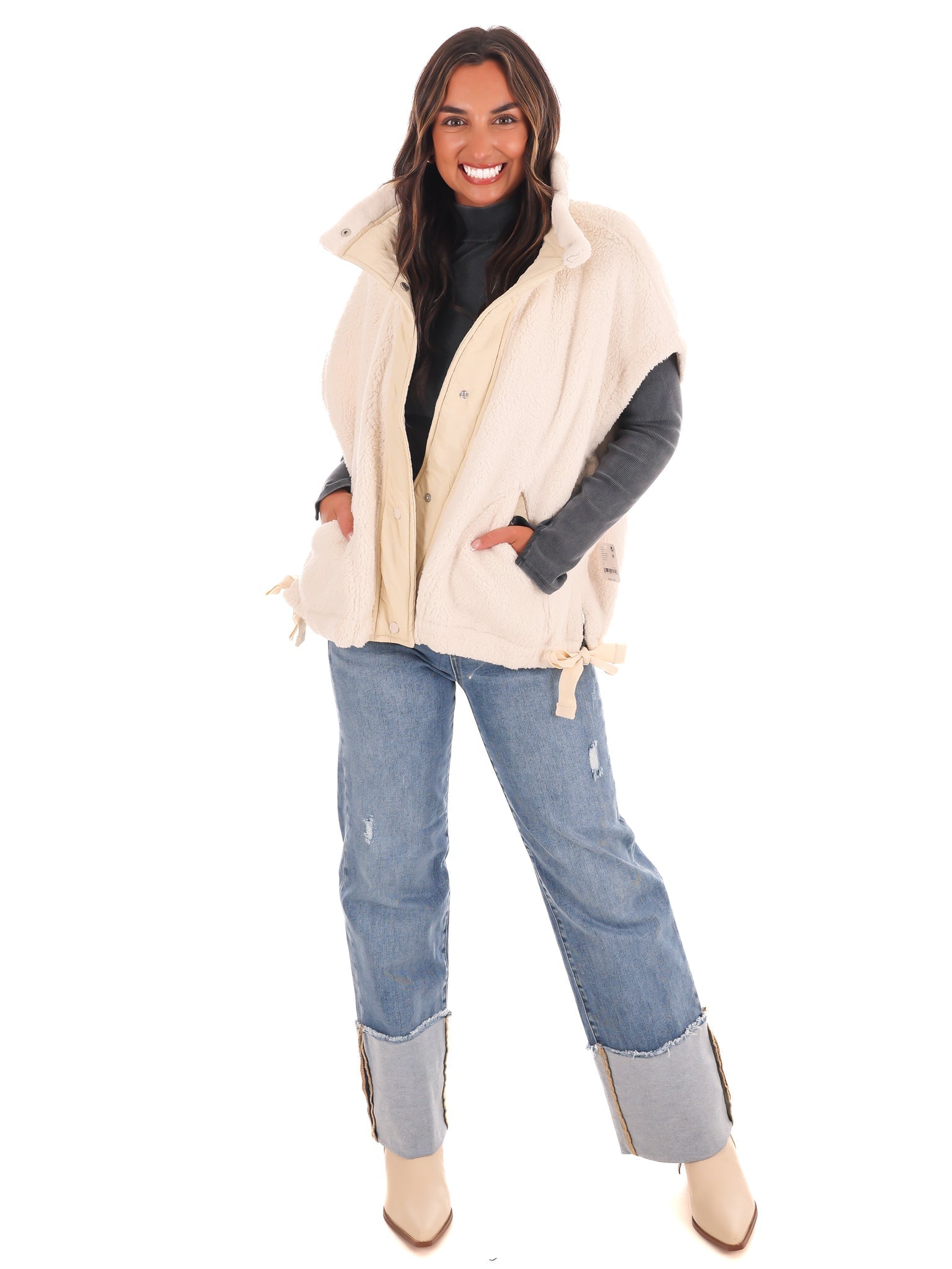 Free People Scout It Out Fleece Vest