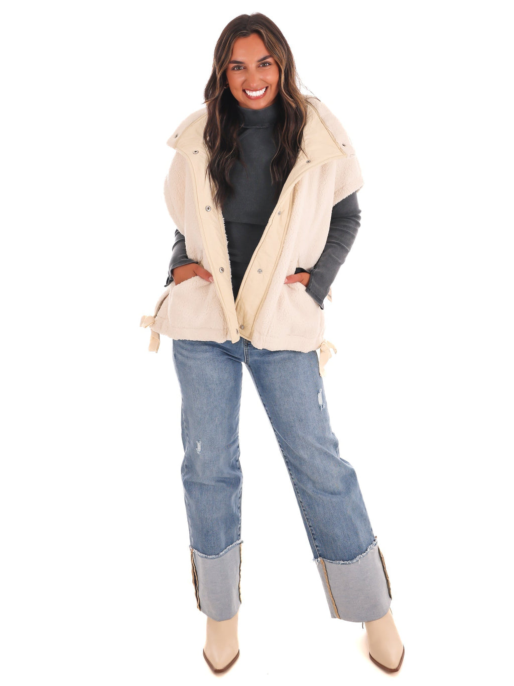 Free People Scout It Out Fleece Vest