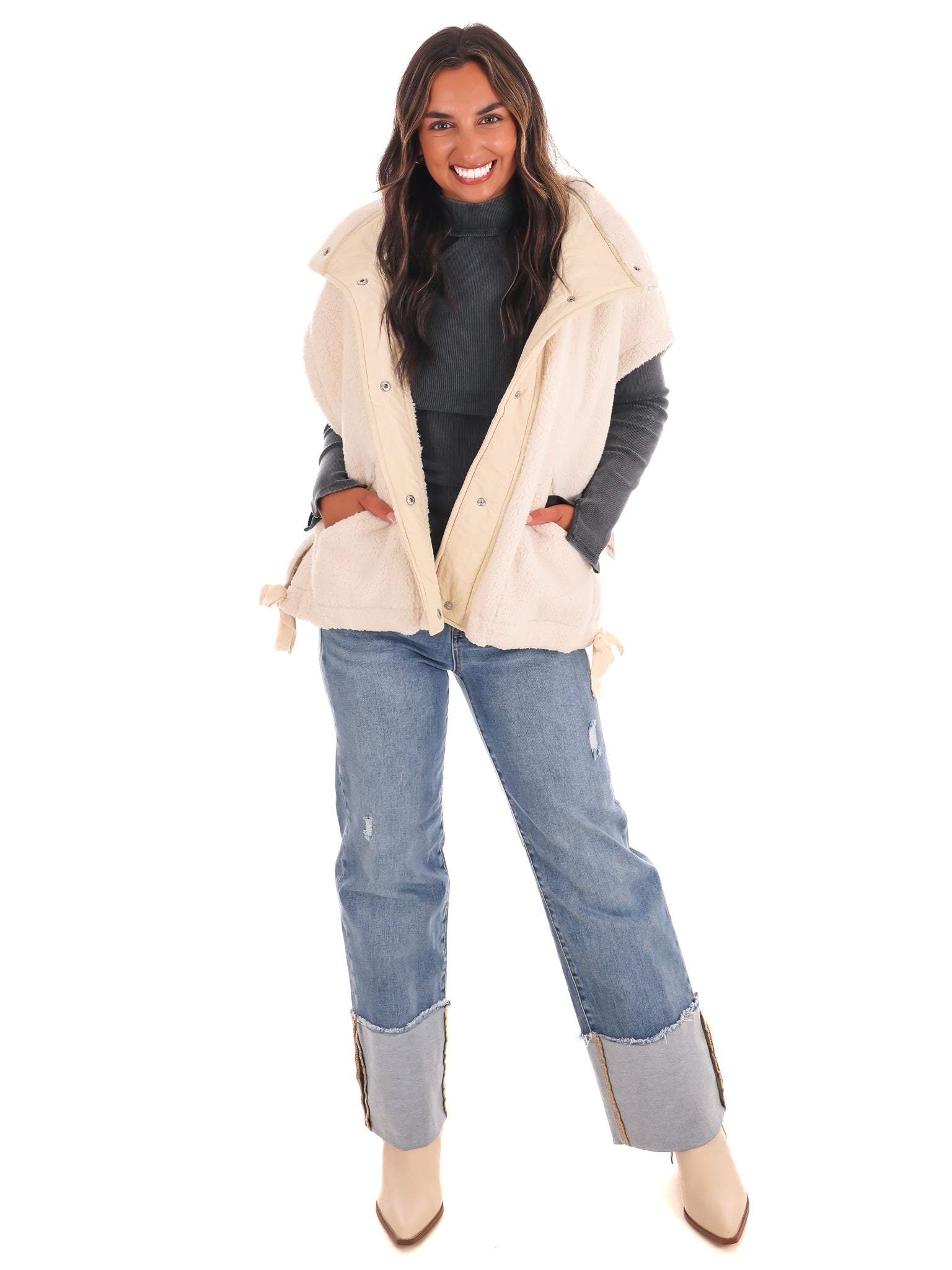 Free People Scout It Out Fleece Vest