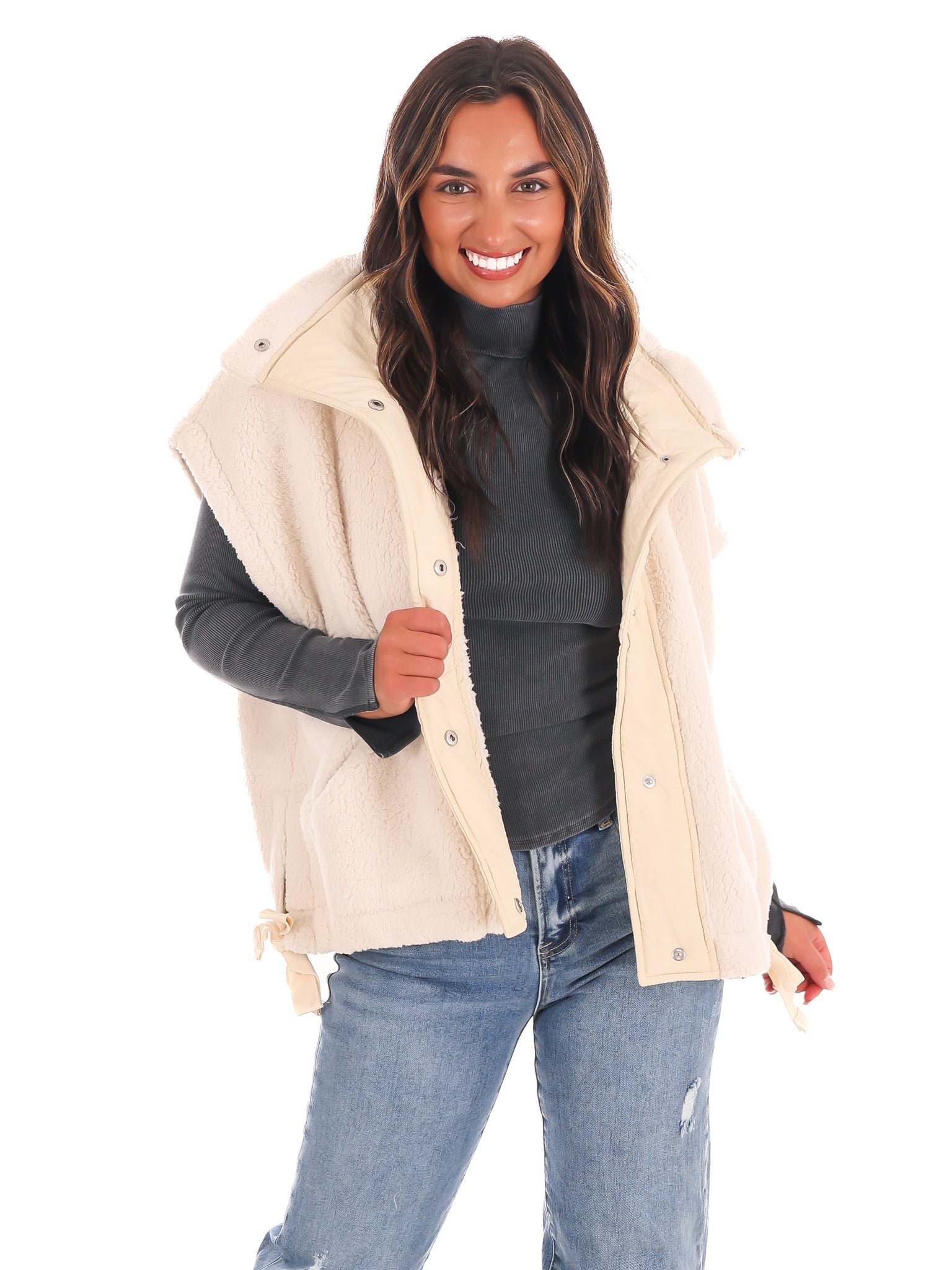 Free People Scout It Out Fleece Vest