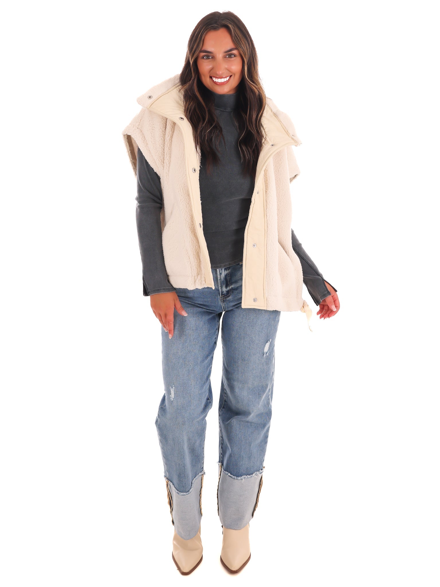 Free People Scout It Out Fleece Vest