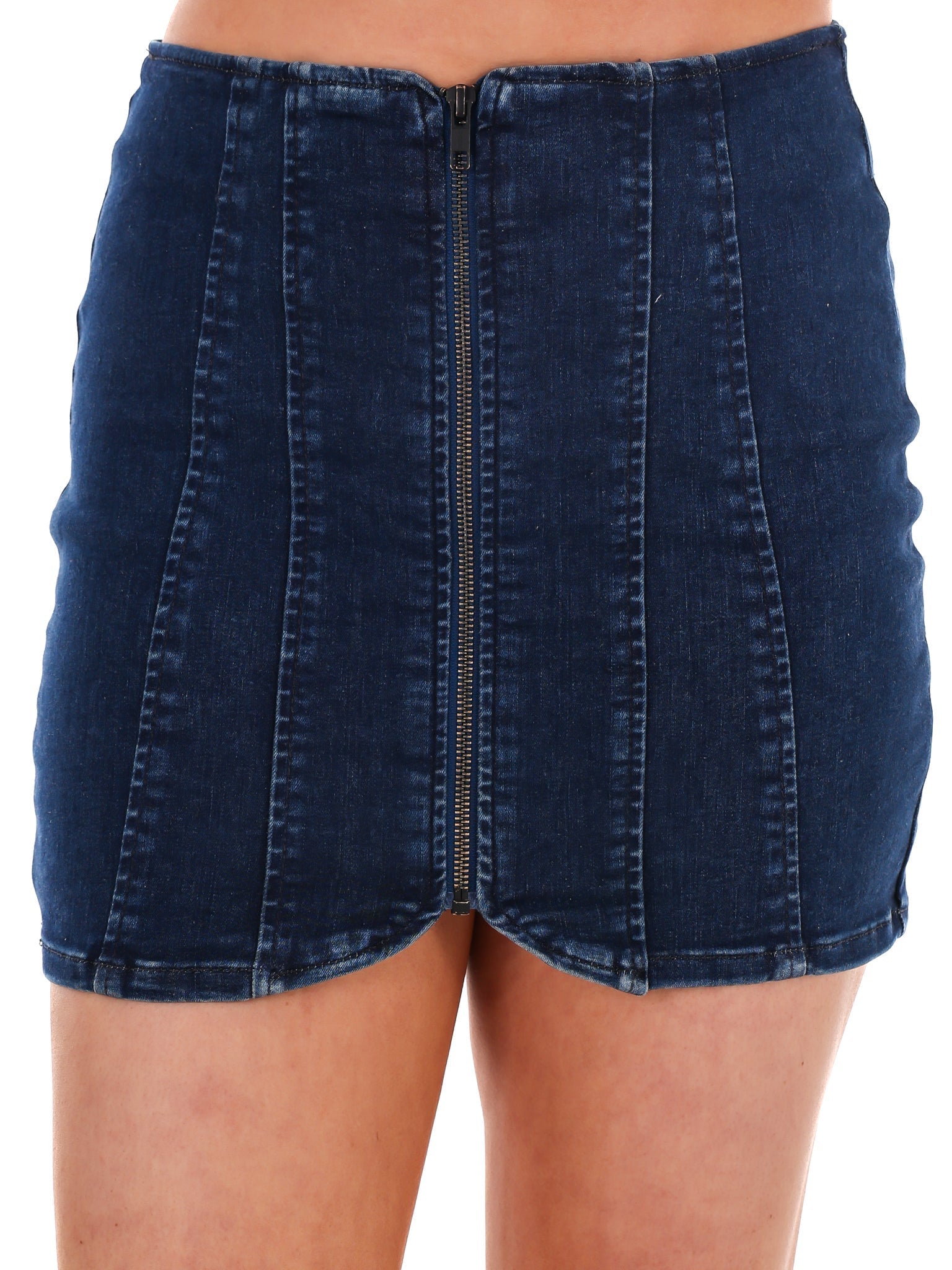 Free People Layla Denim Mini Skirt