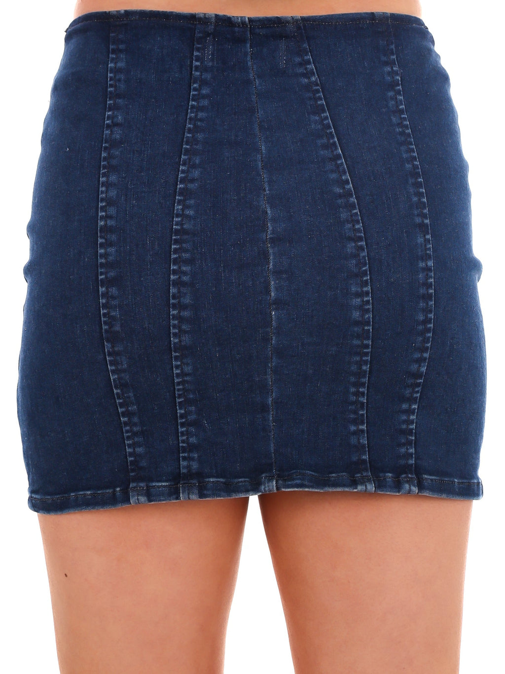 Free People Layla Denim Mini Skirt