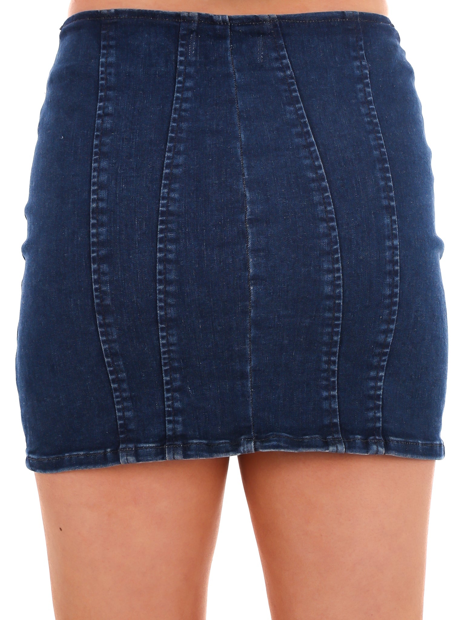 Free People Layla Denim Mini Skirt