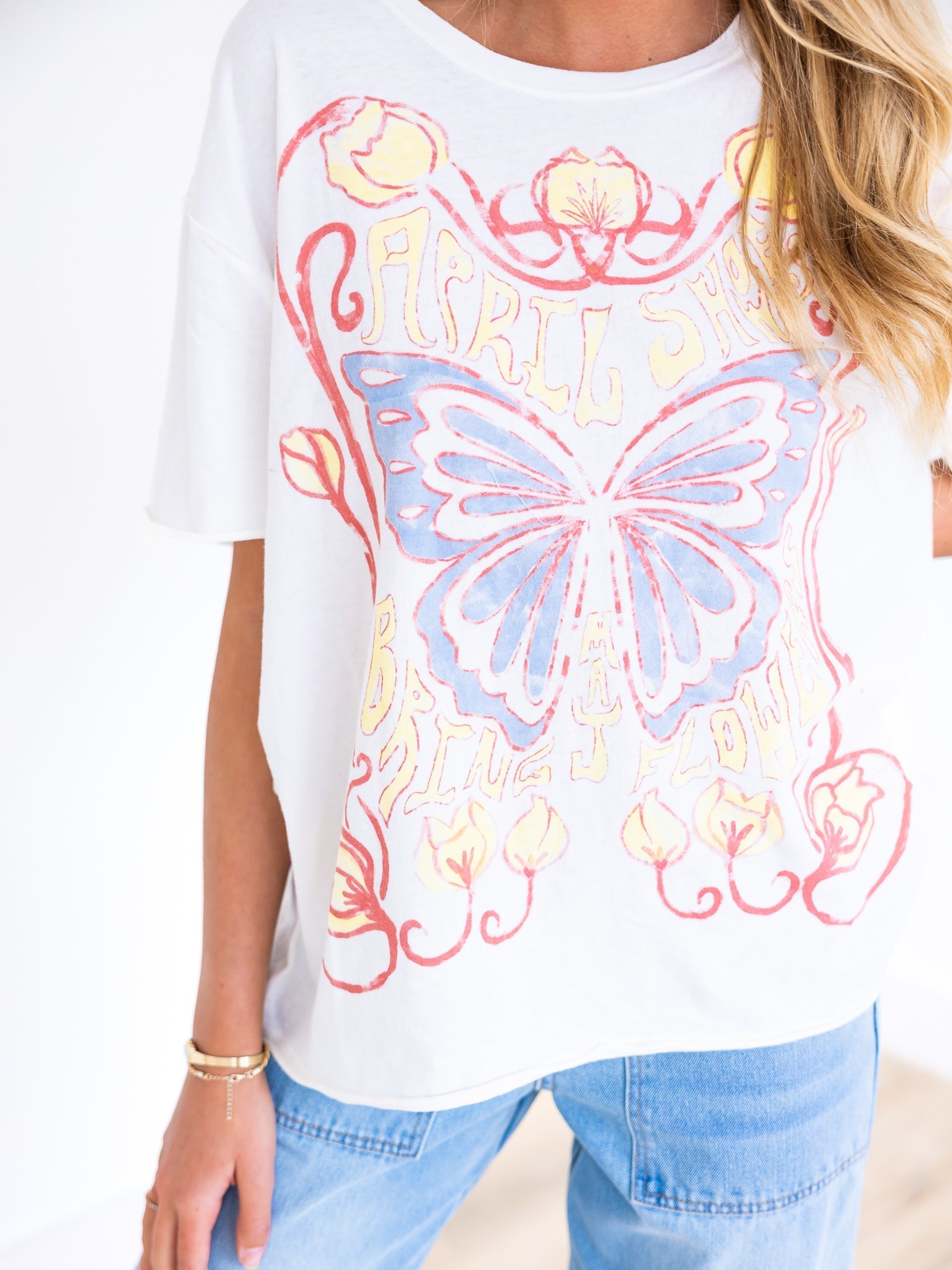 Free People Spring Showers Tee