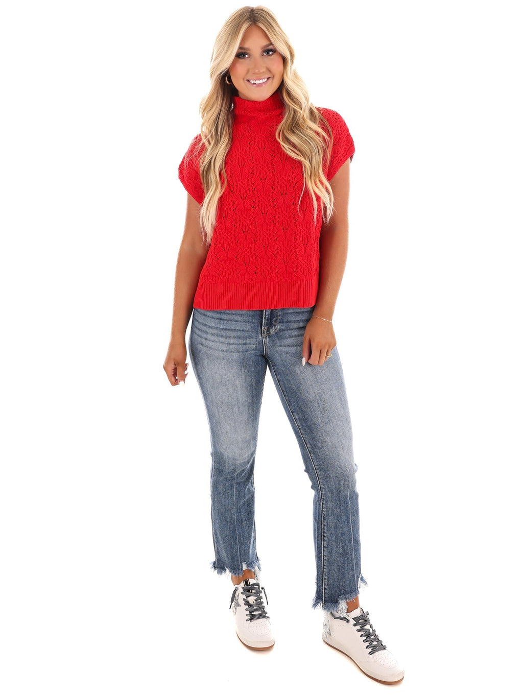 Free People Vickie Mock Neck Sweater