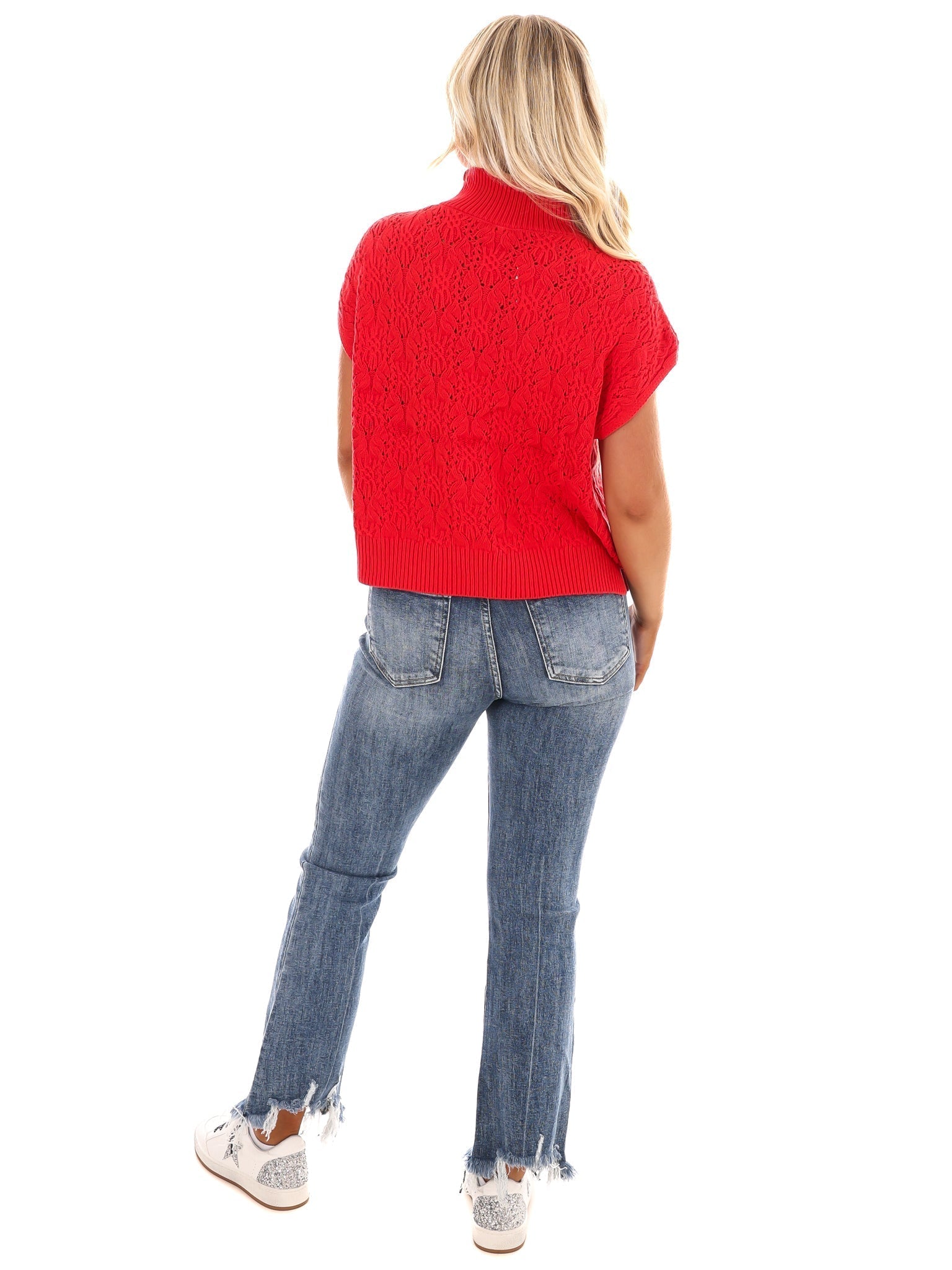 Free People Vickie Mock Neck Sweater