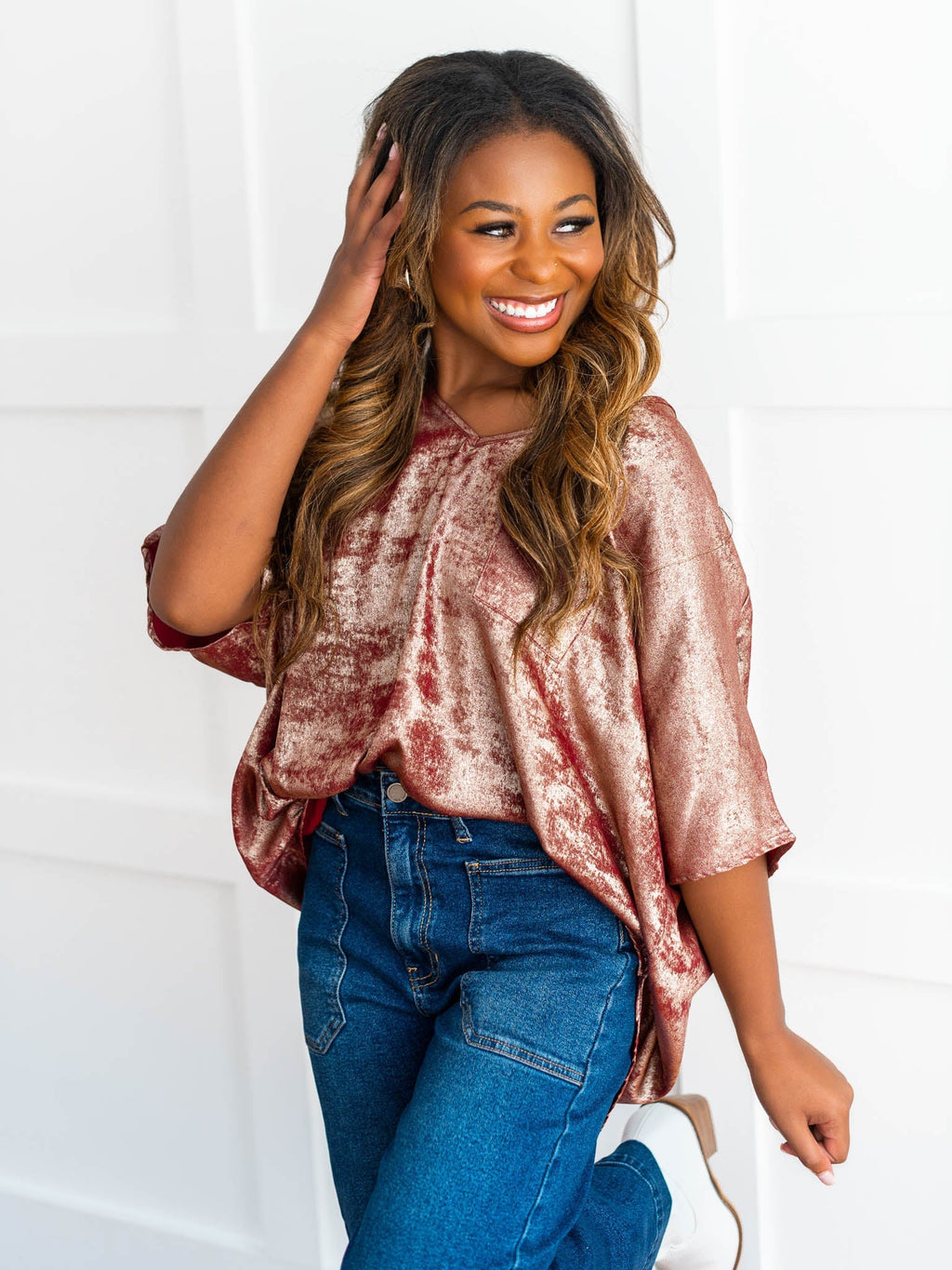 Dress the Part V-Neck Top