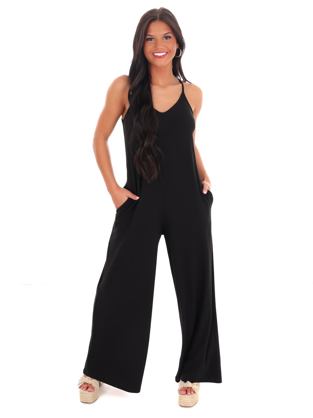 Casual and Carefree Wide Leg Jumpsuit