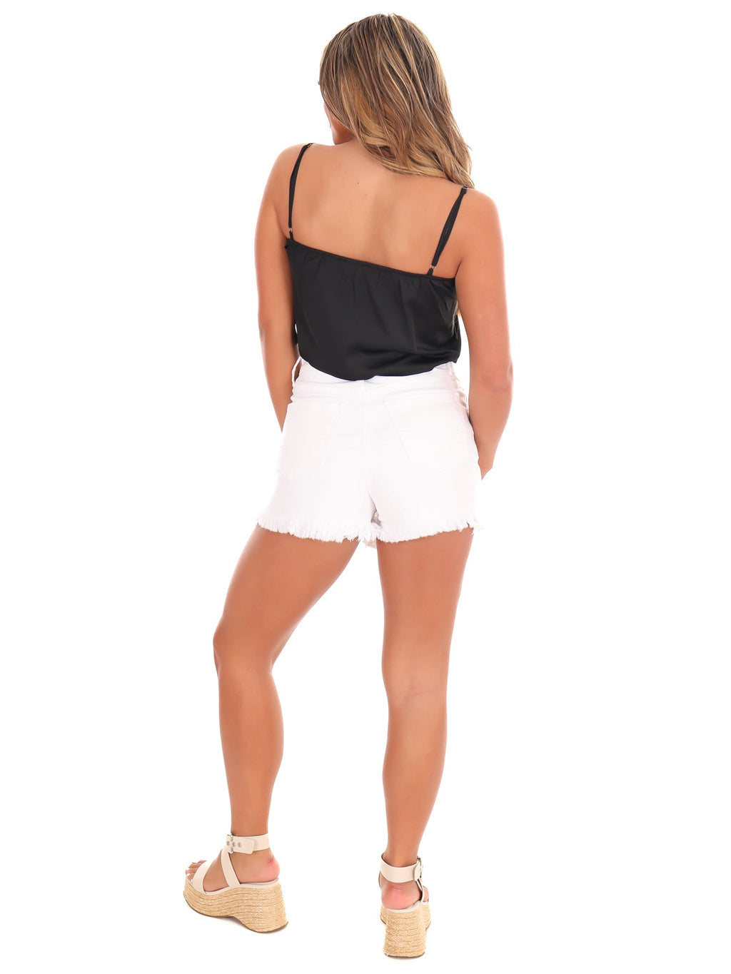 Easy to Love Satin Bow Cami