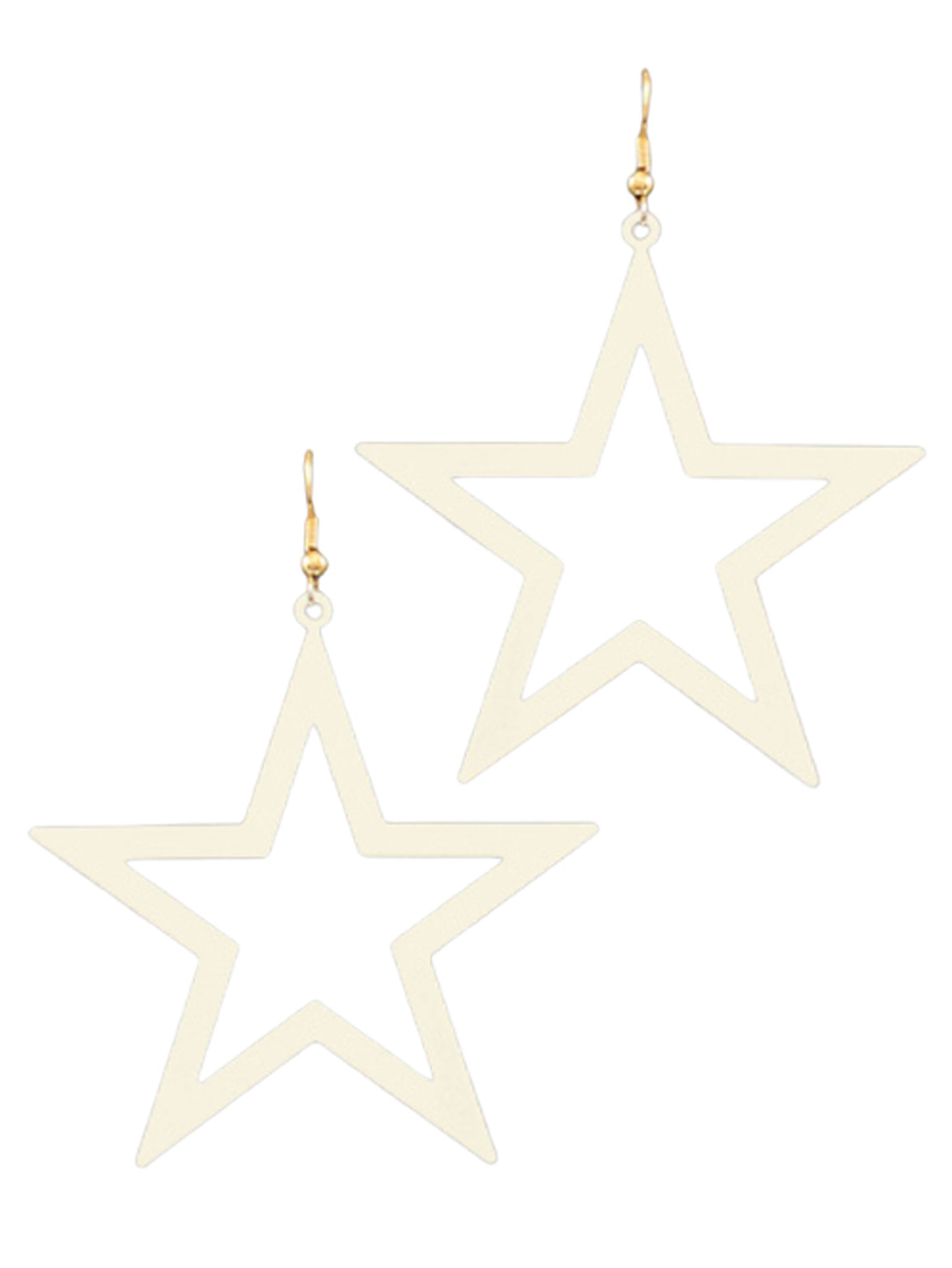 Color Coat Star Earrings