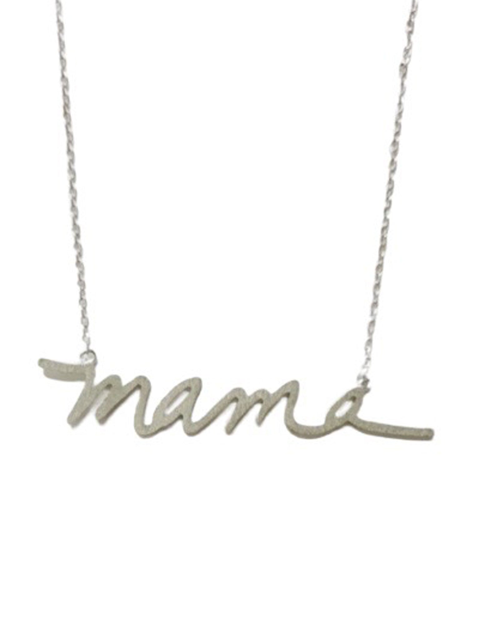 Cursive Mama Necklace