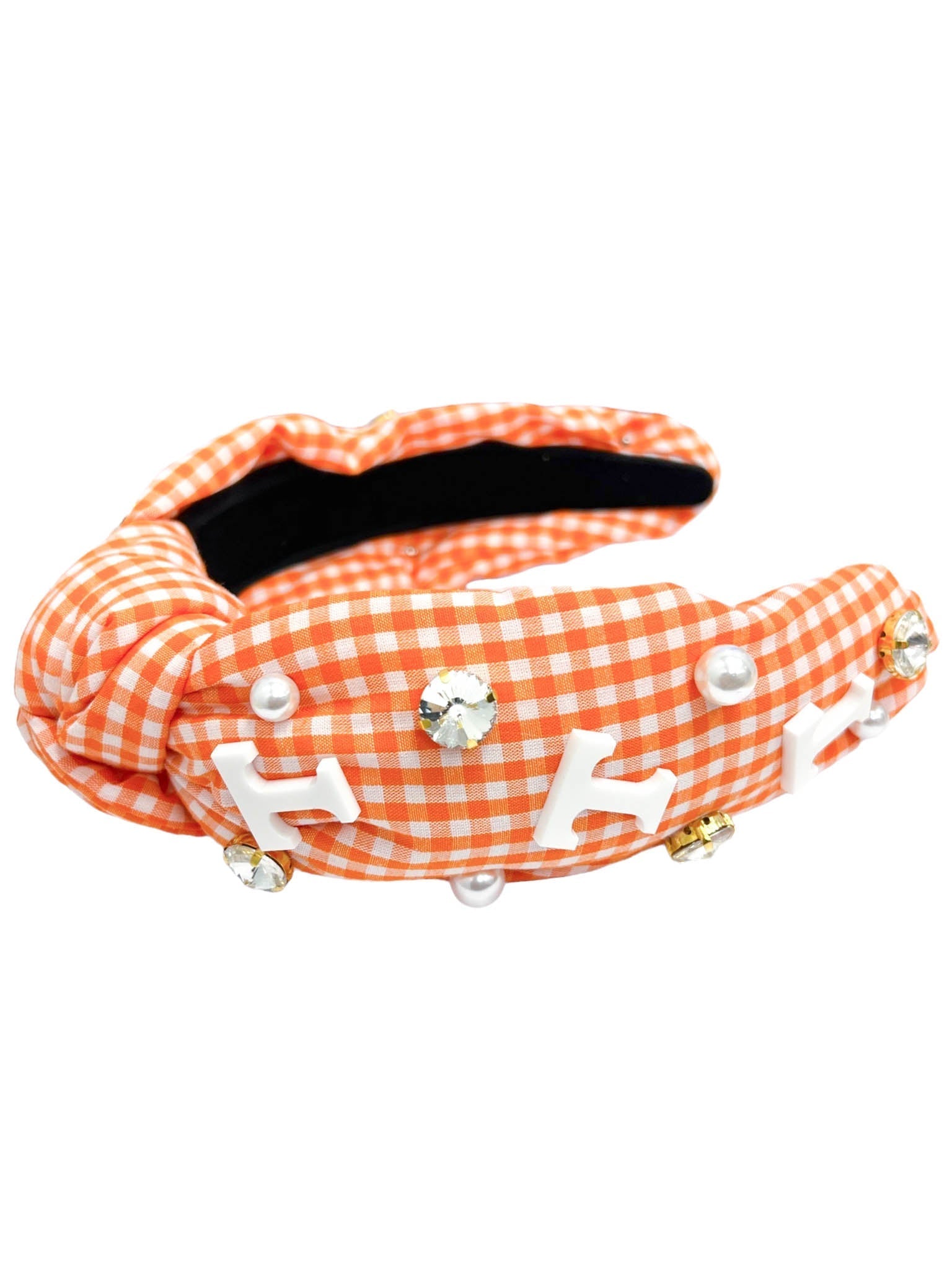 Game Day Gingham Knot Headband